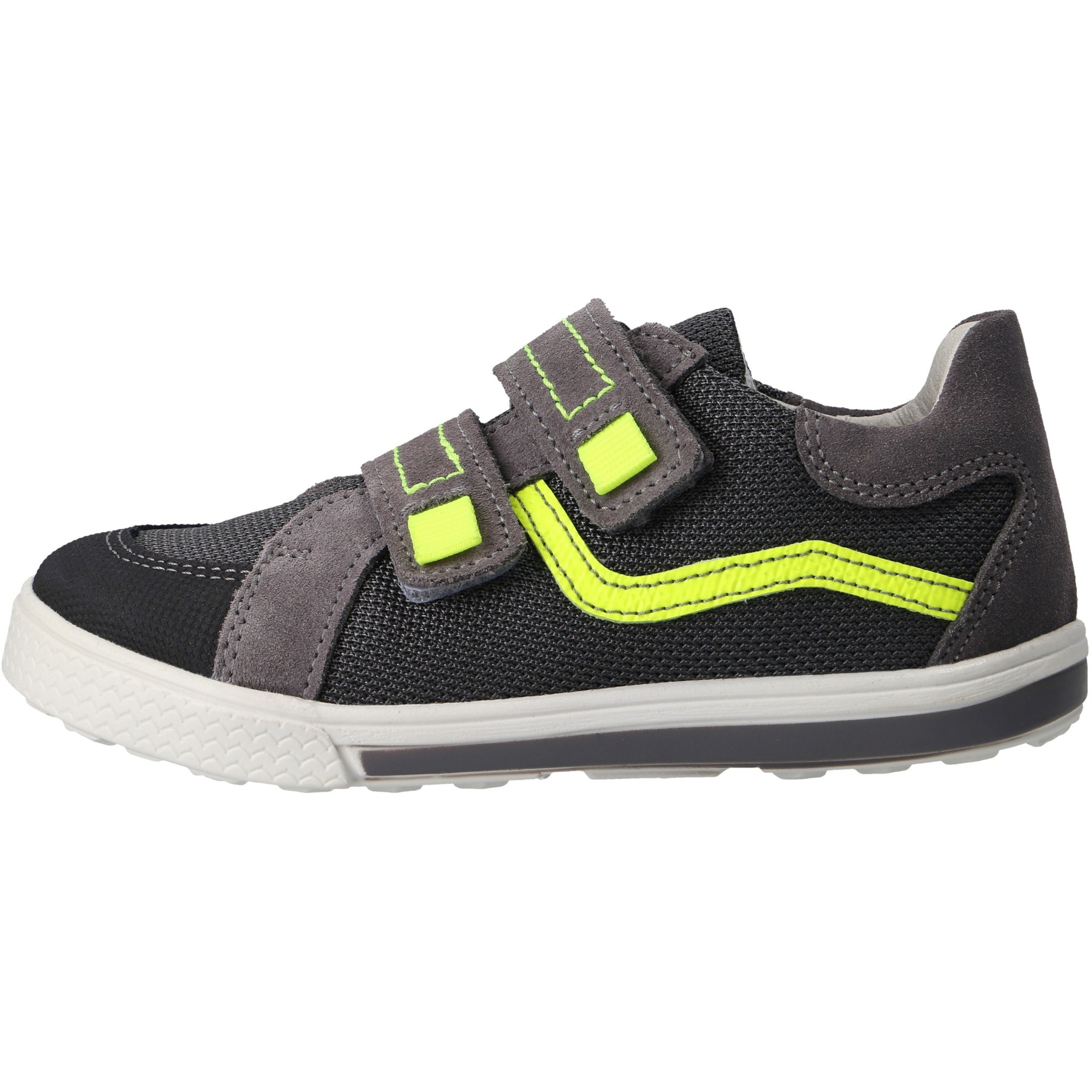 graue halbschuh seitenansicht links