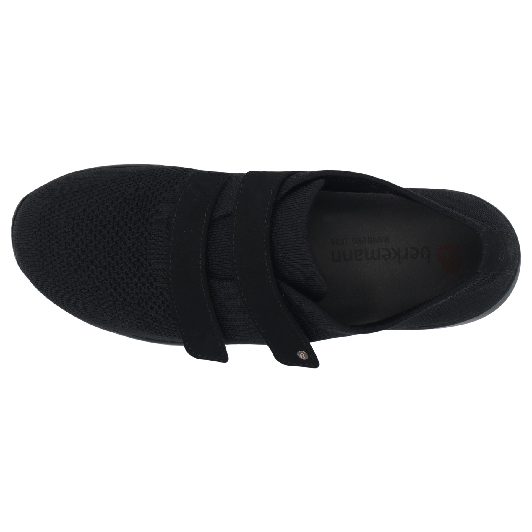 schwarze halbschuh draufsicht