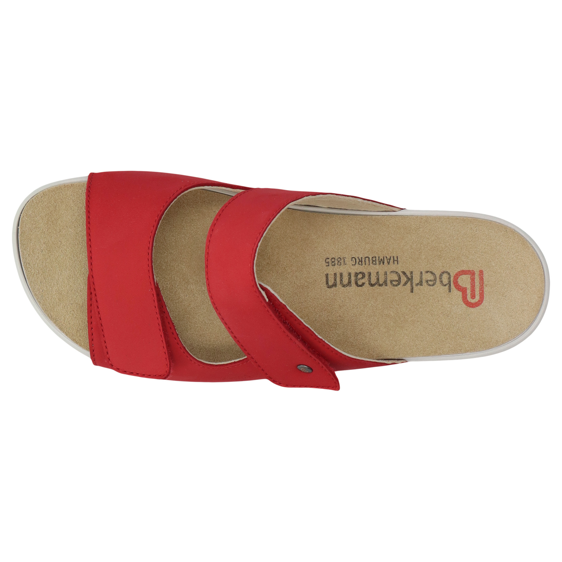 rote pantolette draufsicht