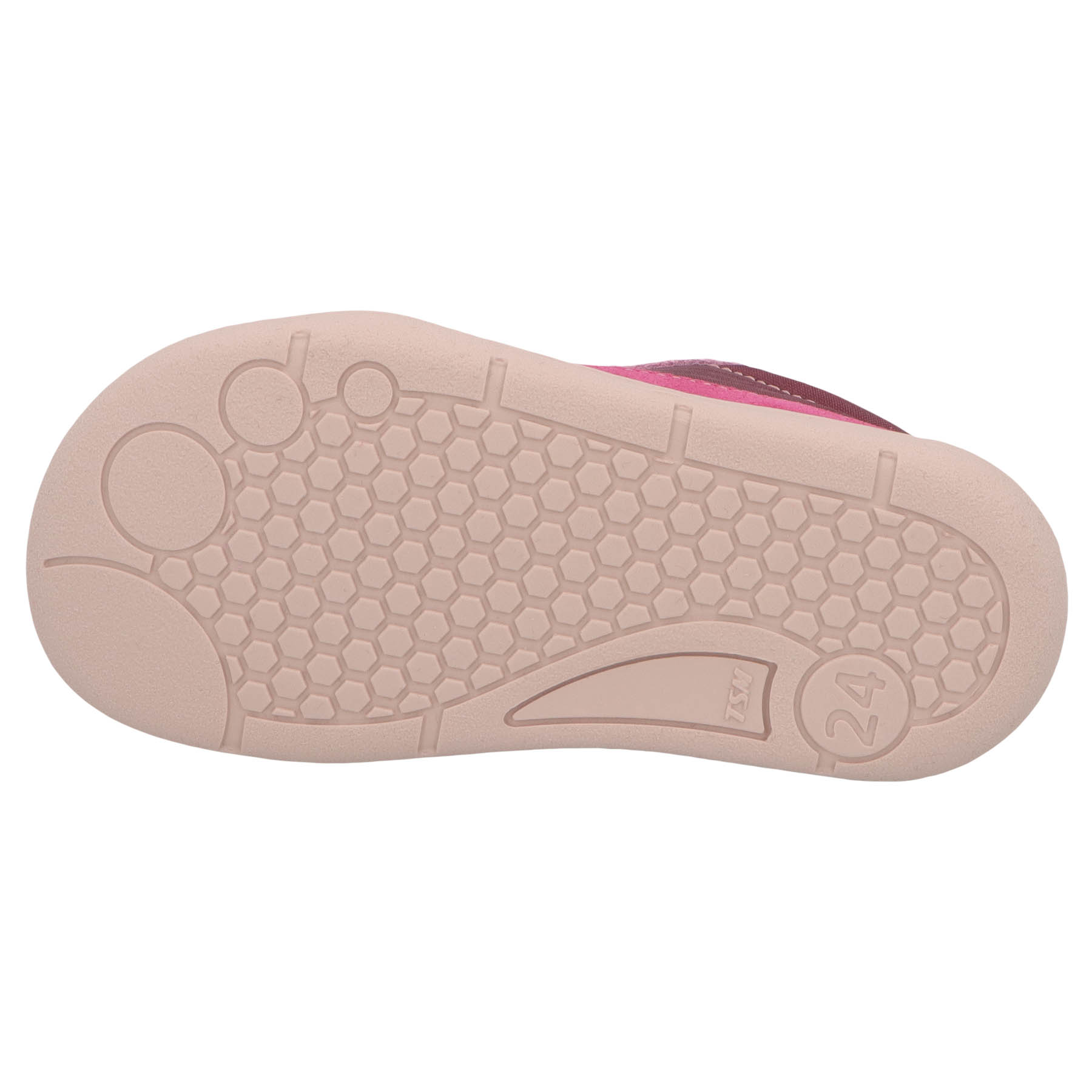 rote lauflernschuhe sohlenansicht