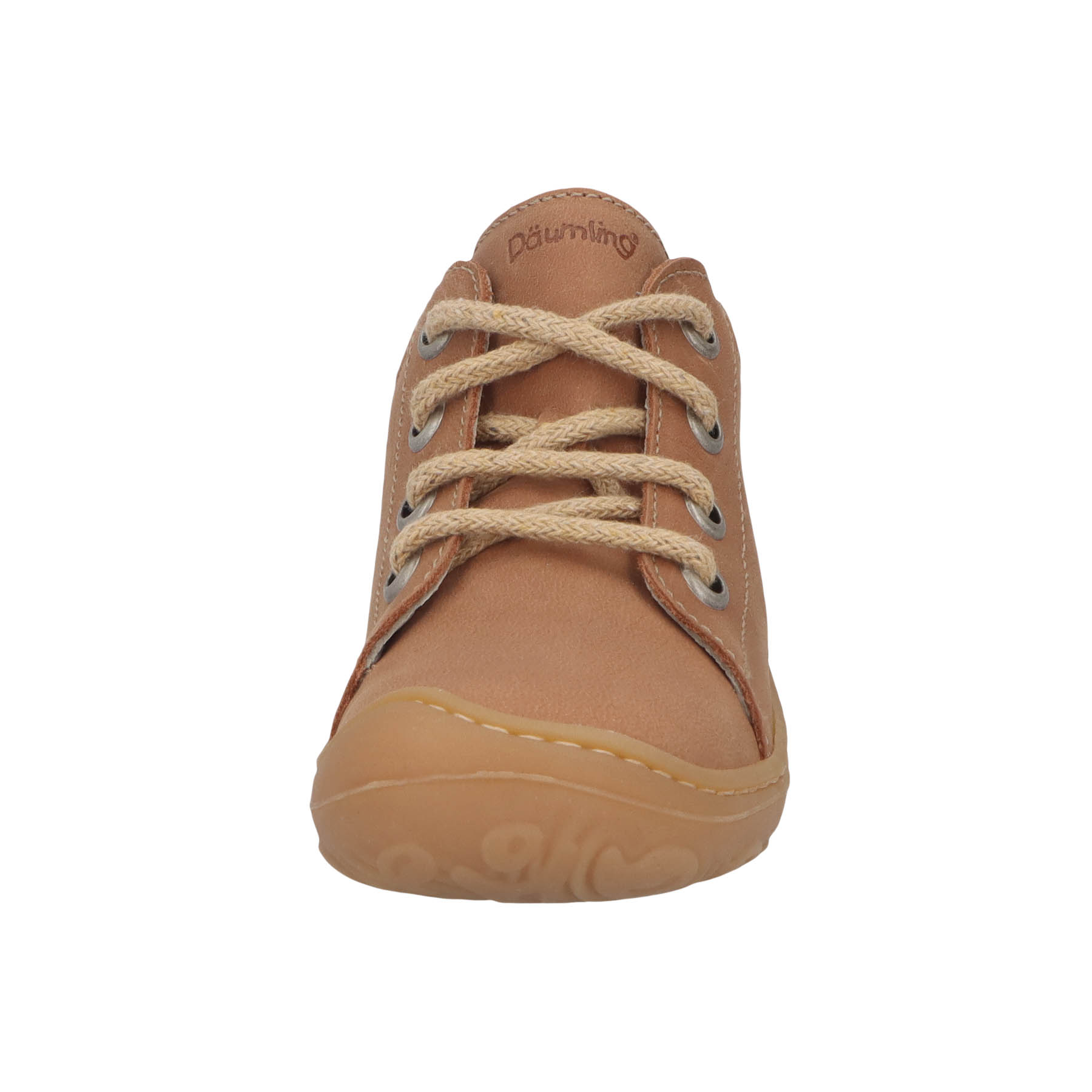 braune lauflernschuhe vorderansicht