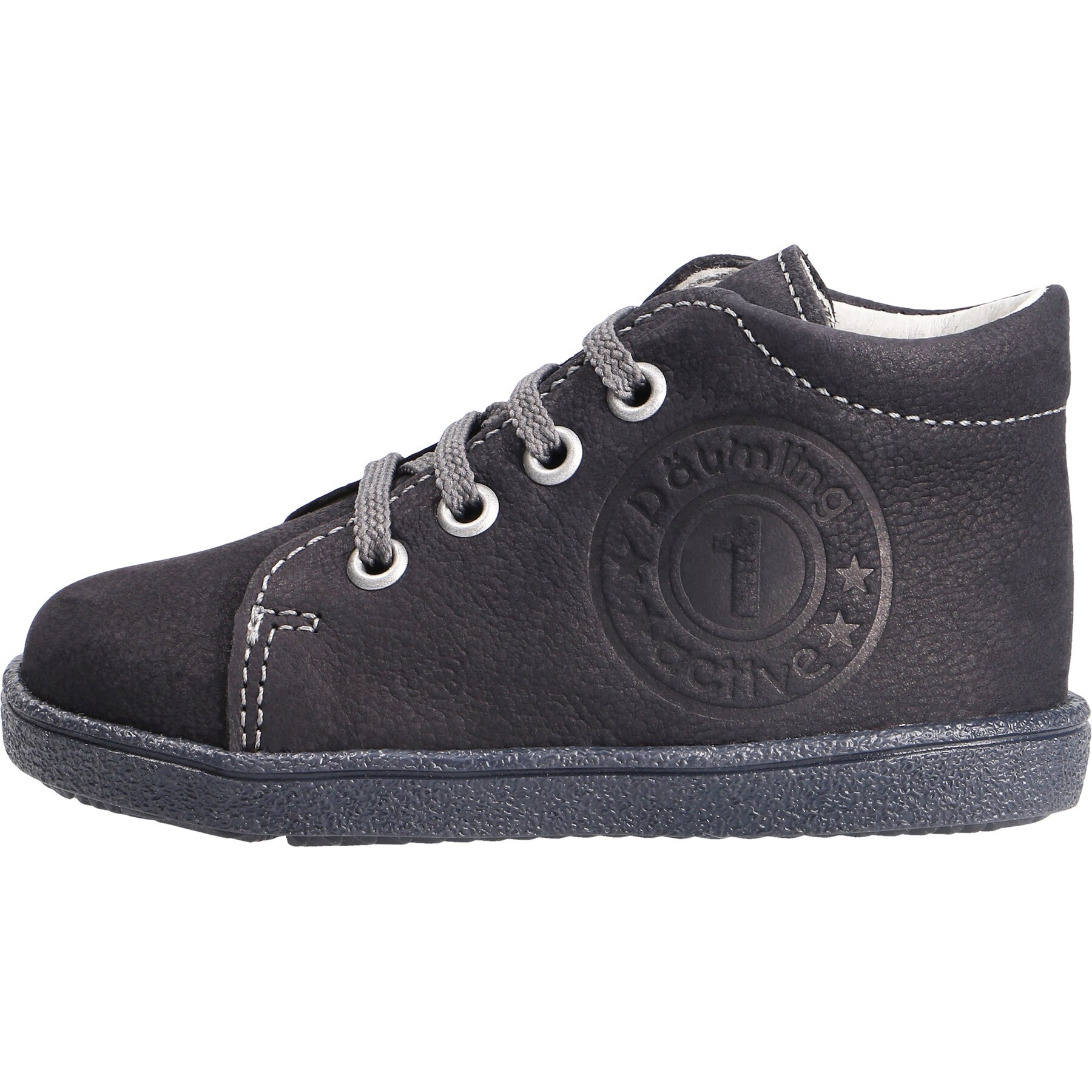 blaue lauflernschuhe seitenansicht links