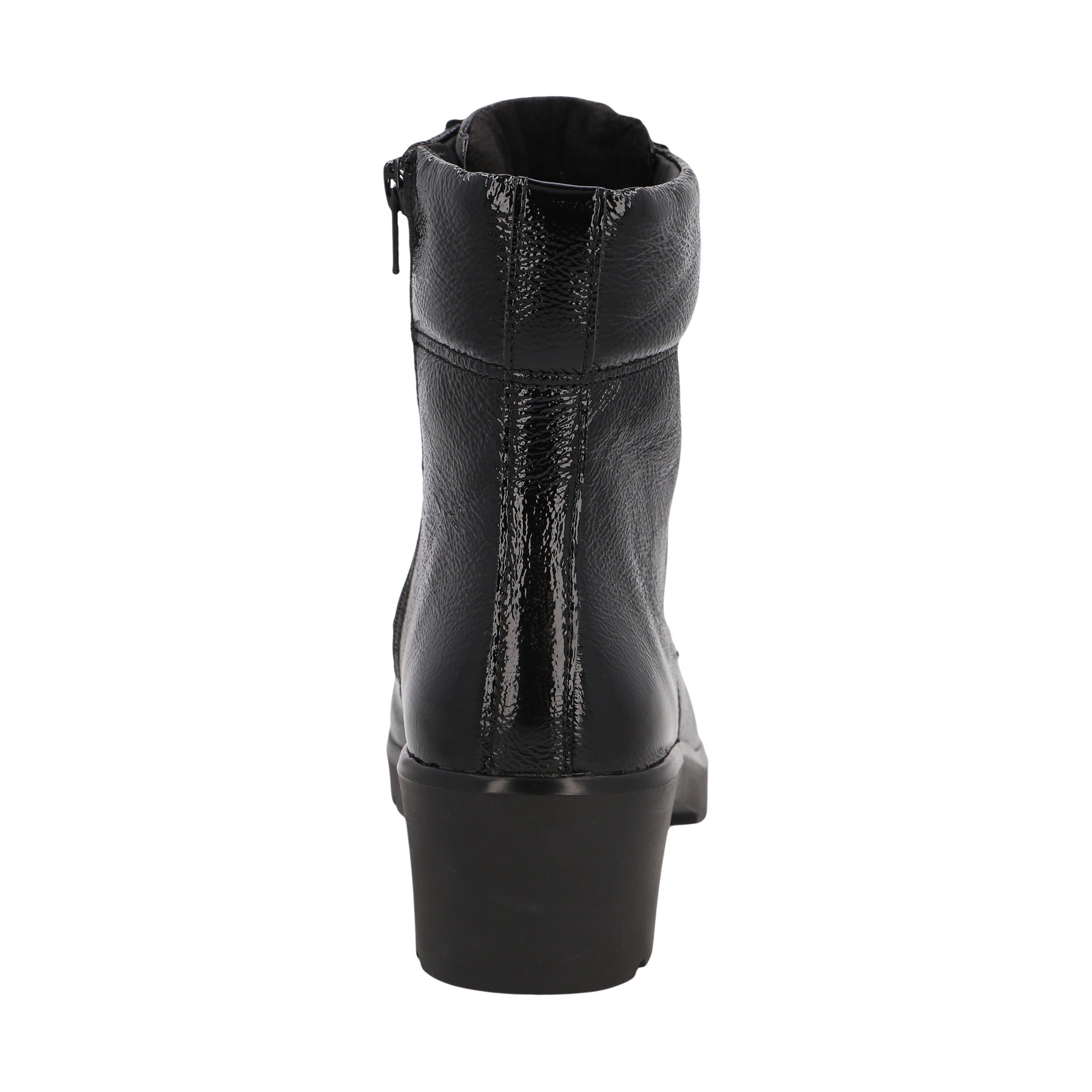 schwarze stiefel hinteransicht