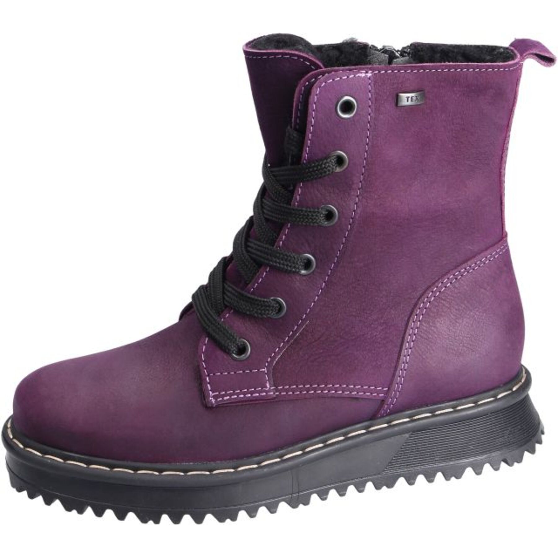 graue stiefeletten 3-4 ansicht