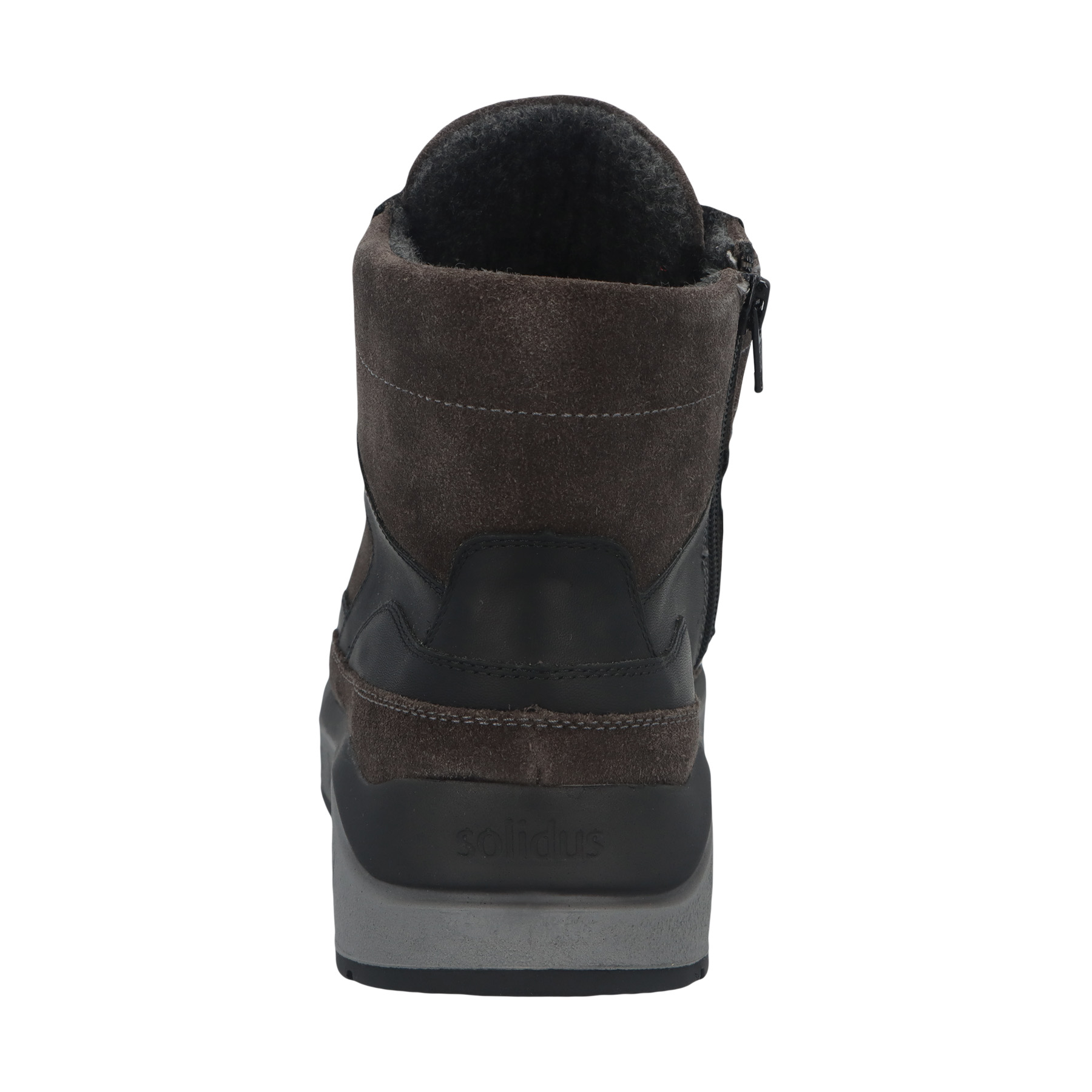 schwarze stiefel hinteransicht