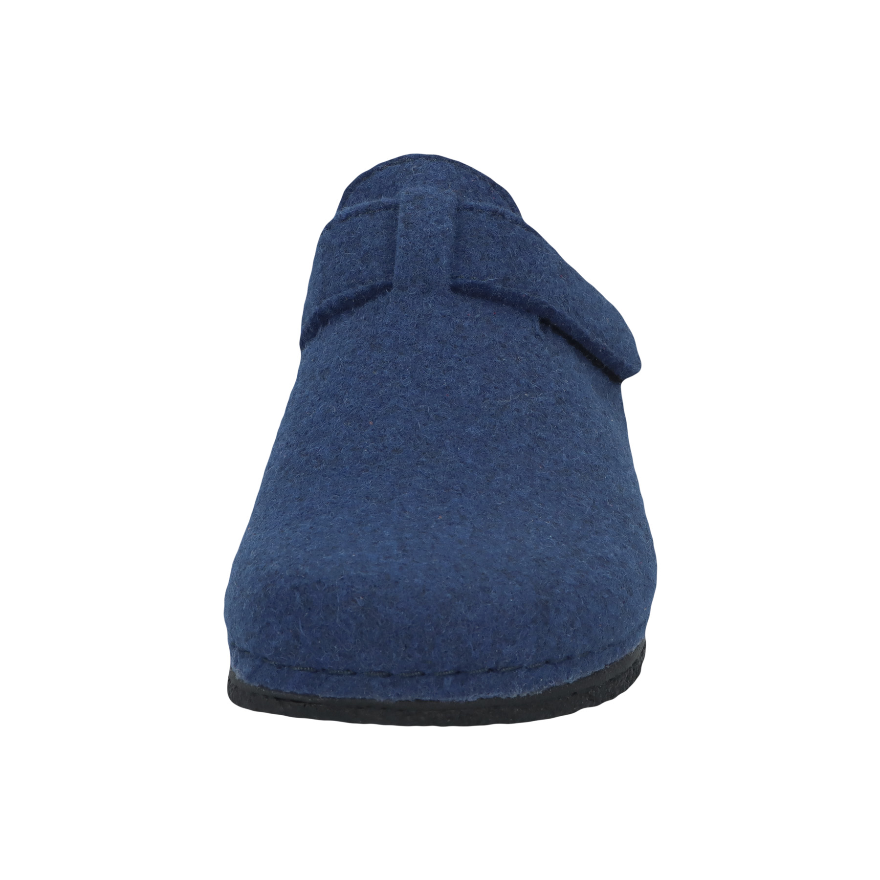 blaue hausschuhe vorderansicht