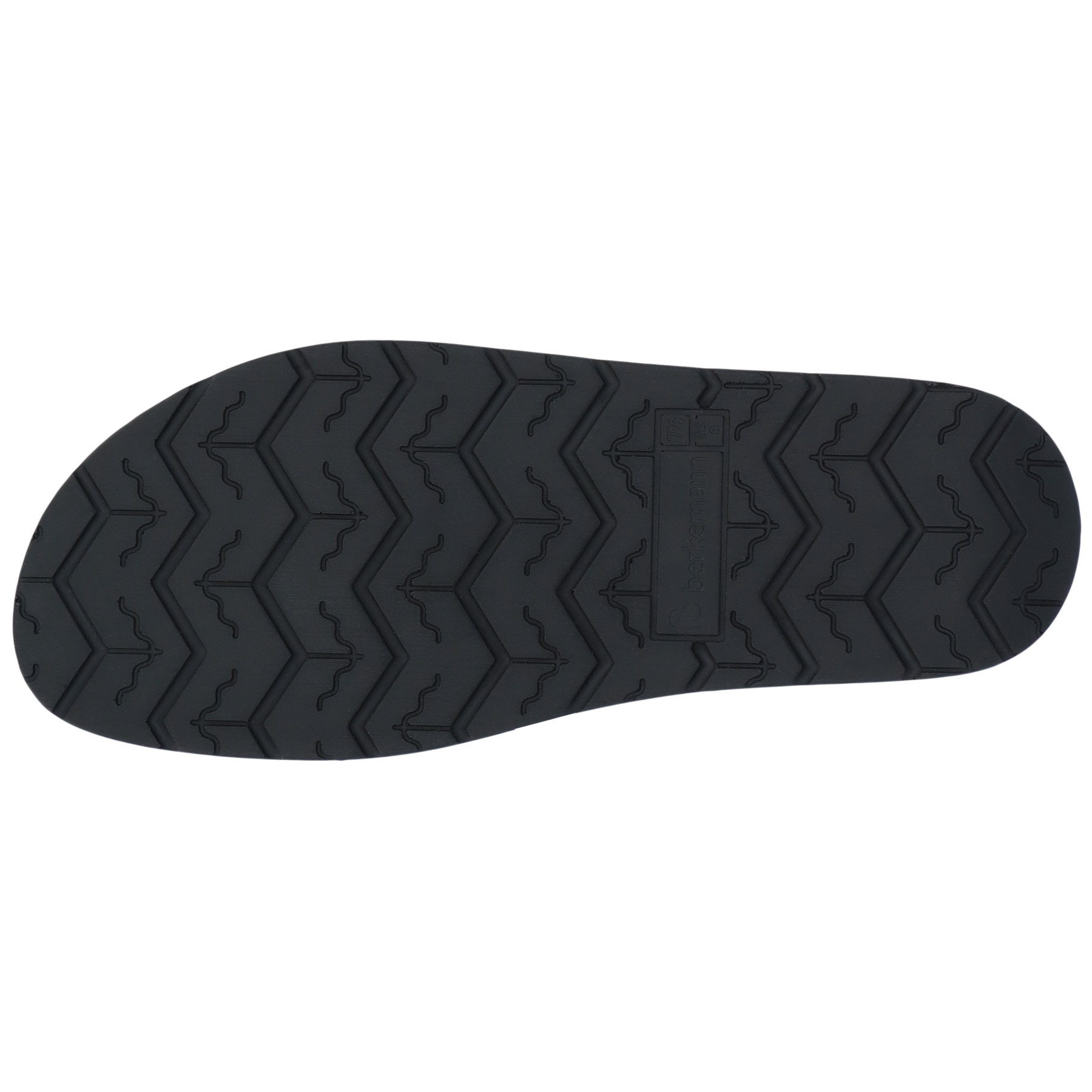 grüne pantolette sohlenansicht