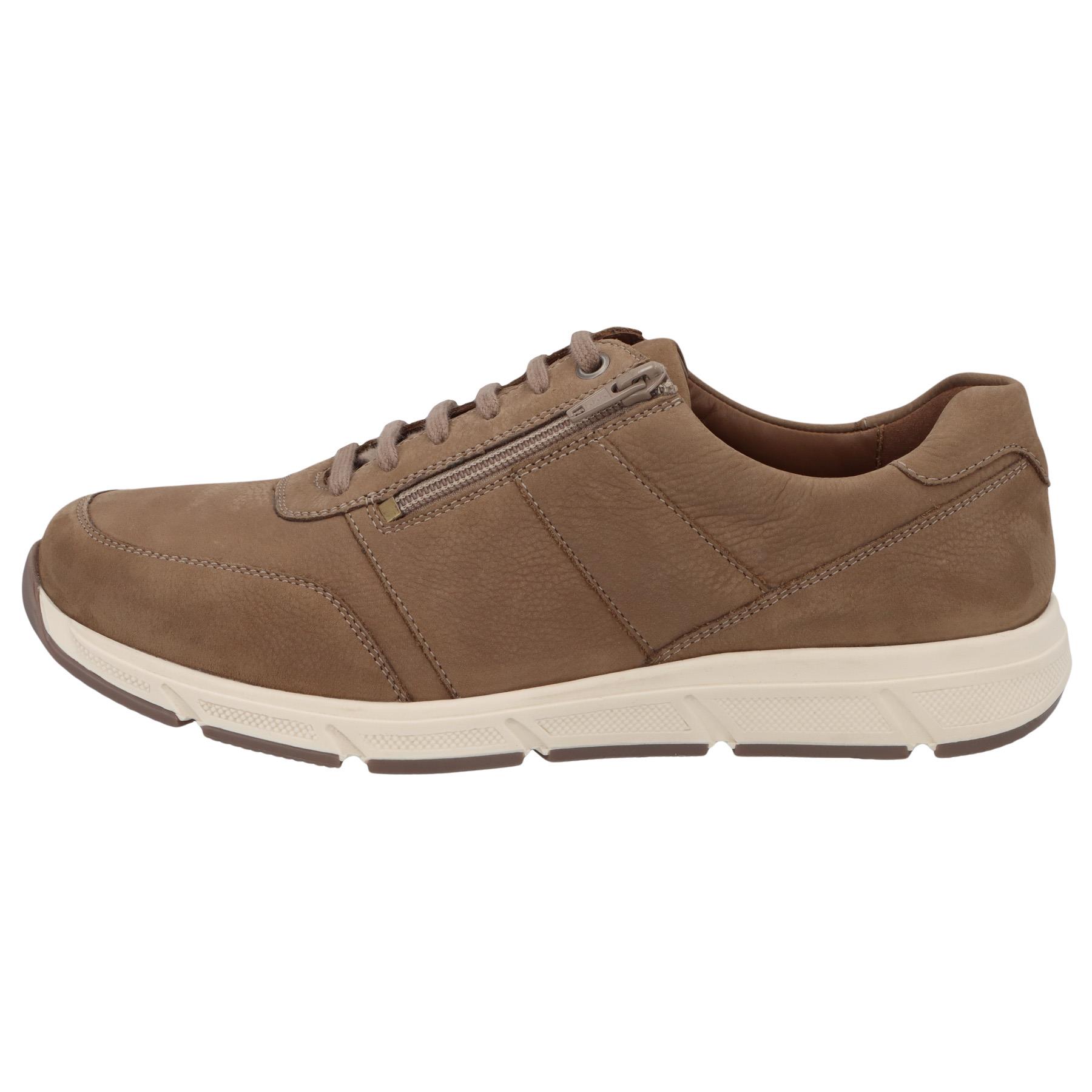 braune halbschuh seitenansicht links