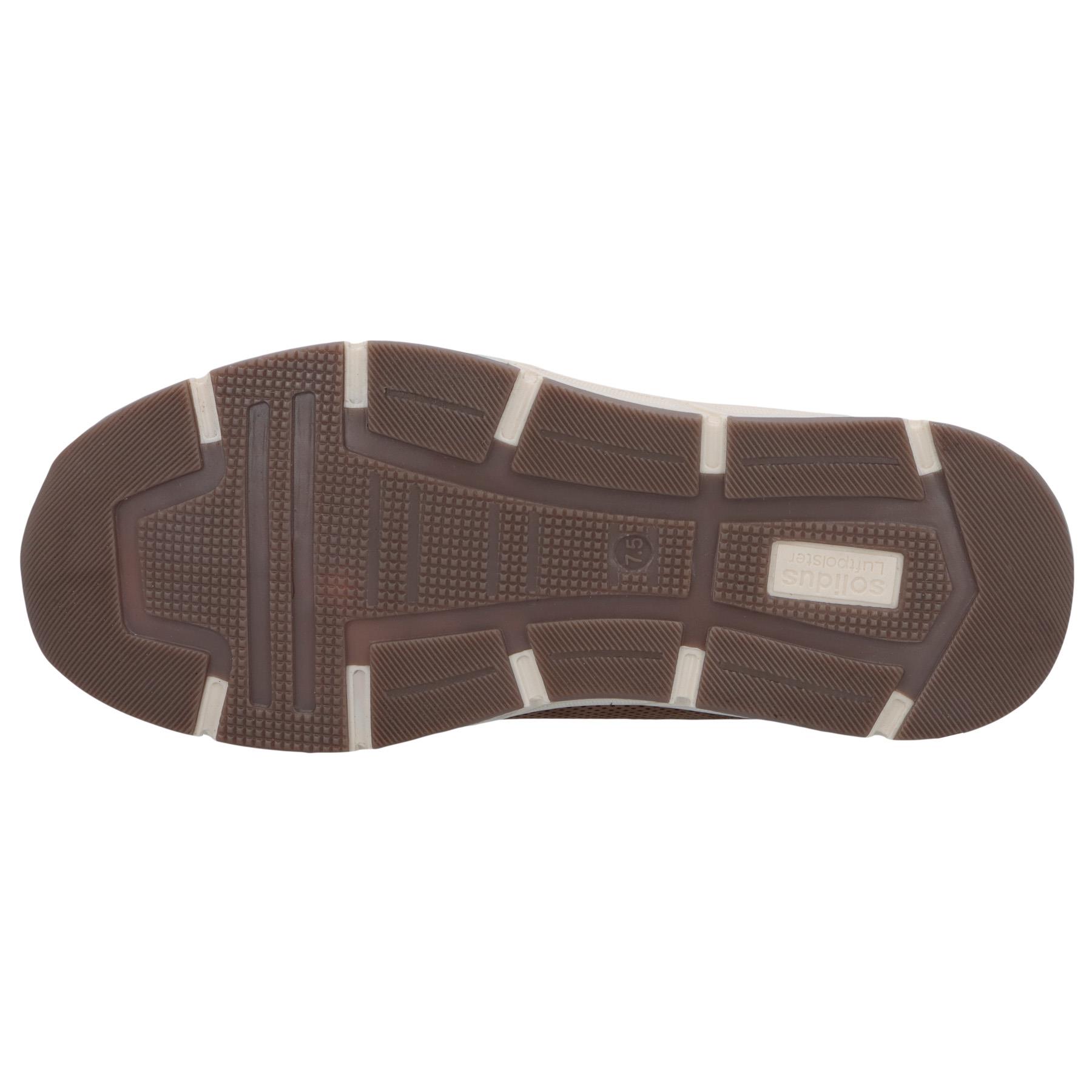 braune halbschuh sohlenansicht