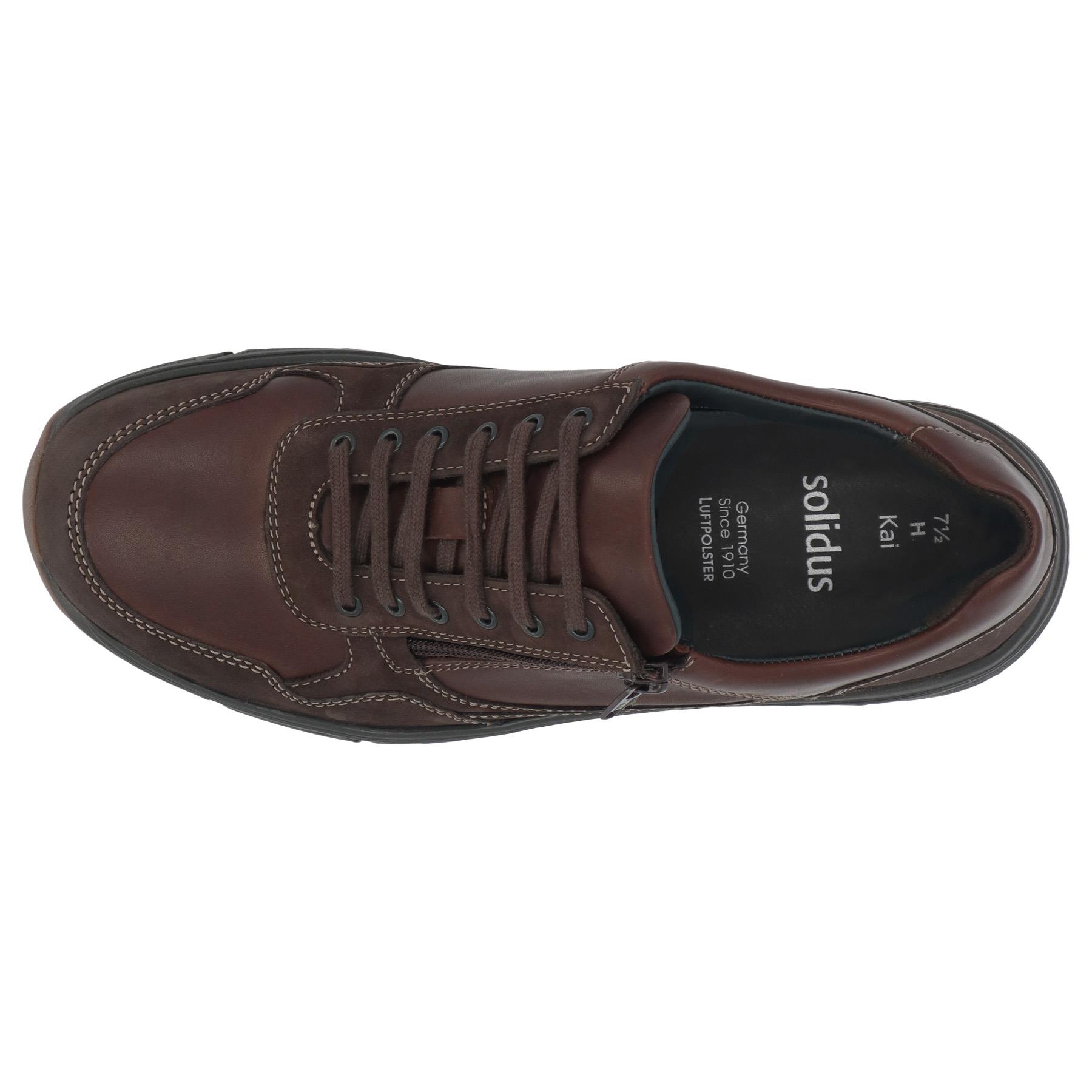 braune halbschuh draufsicht