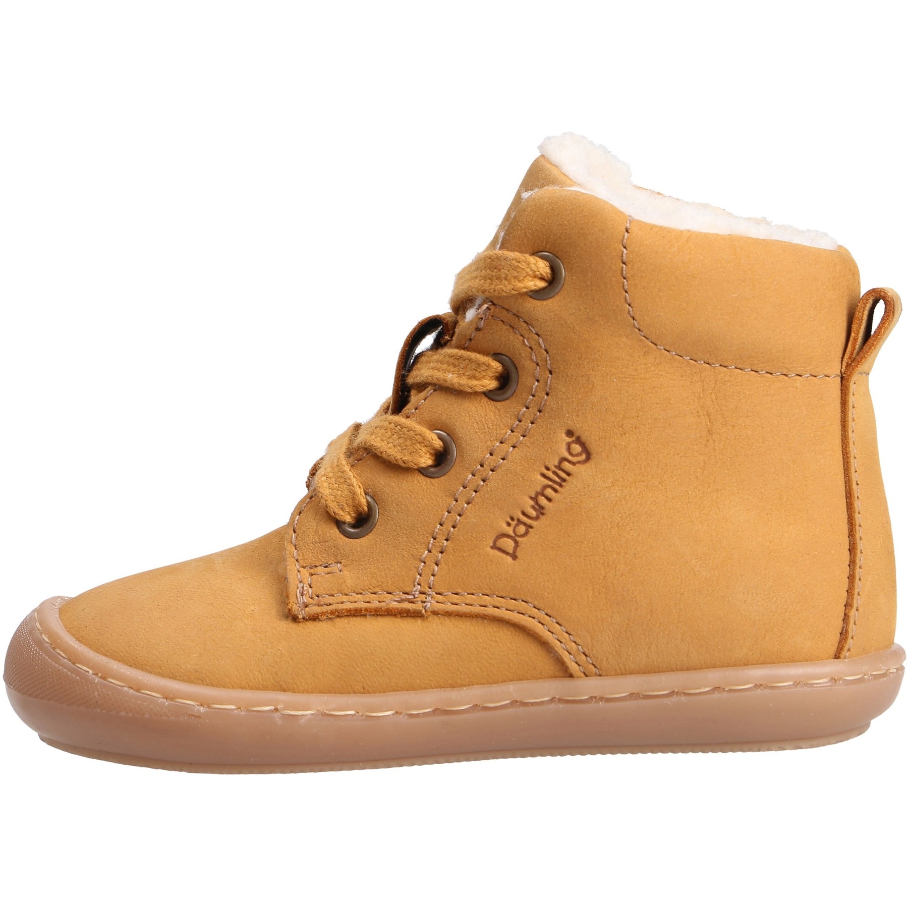 braune lauflernschuhe seitenansicht links