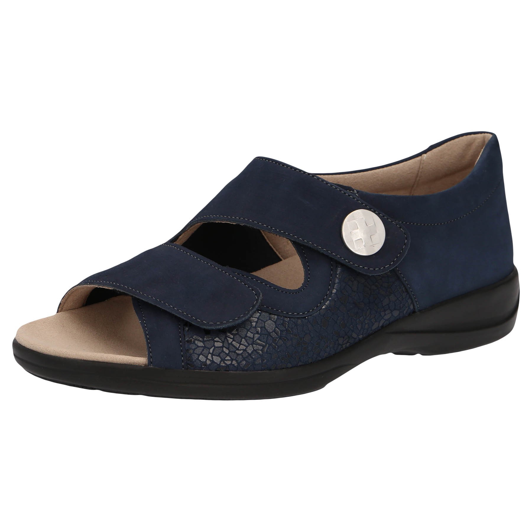 blaue sandale 3-4 ansicht