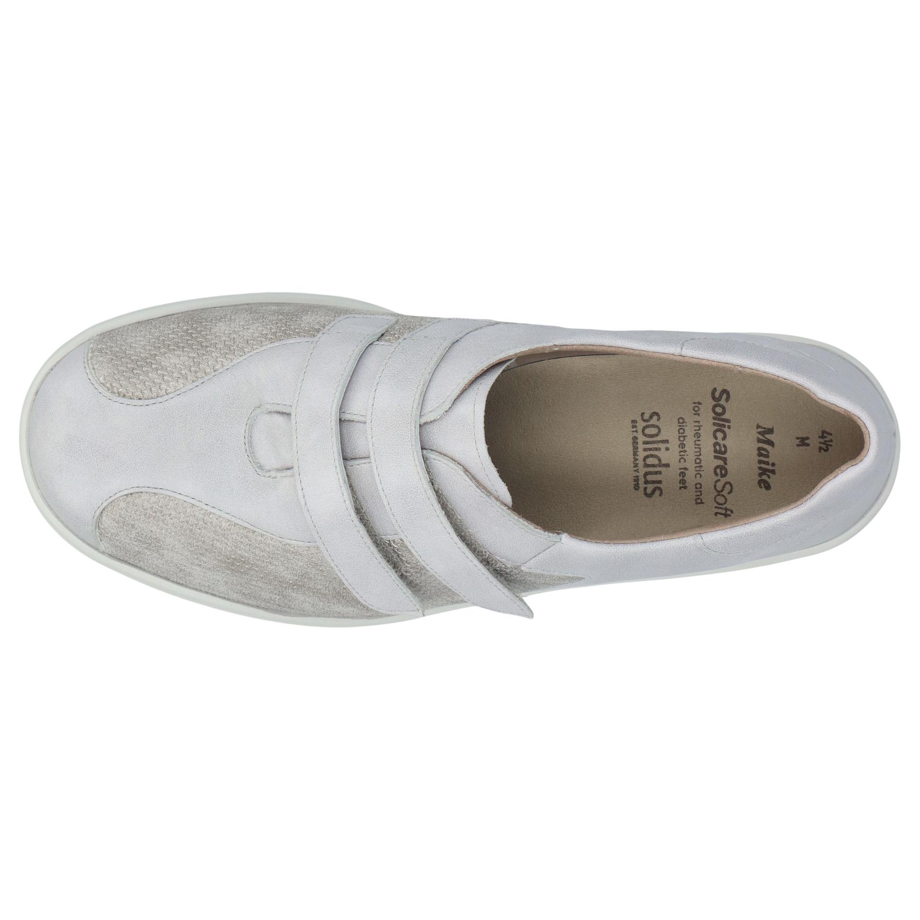 graue halbschuh draufsicht