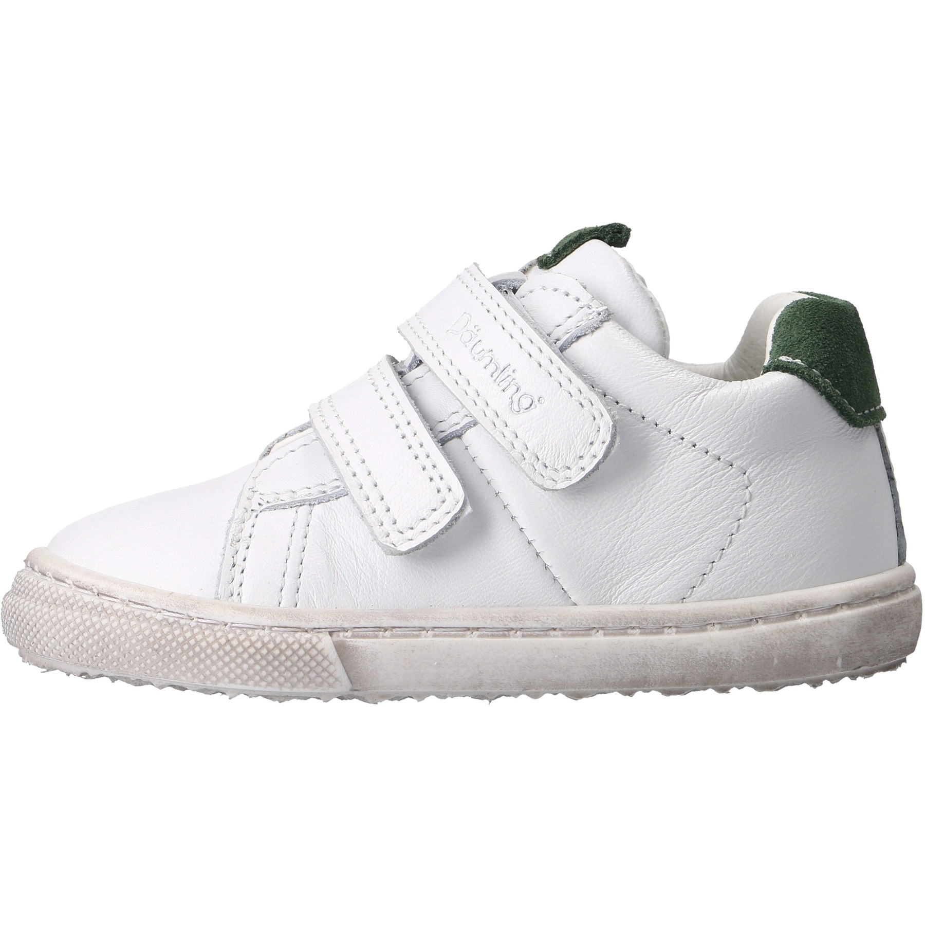 weiße mid cut seitenansicht links