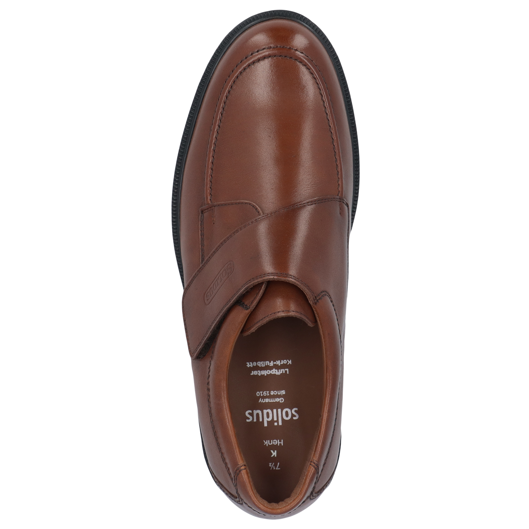 braune slipper draufsicht