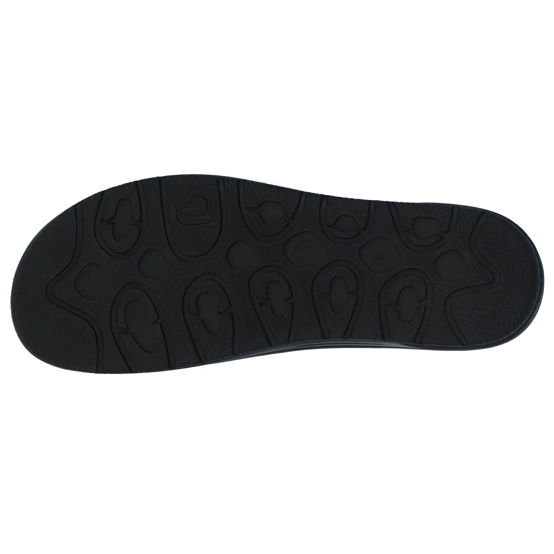 blaue sandale sohlenansicht