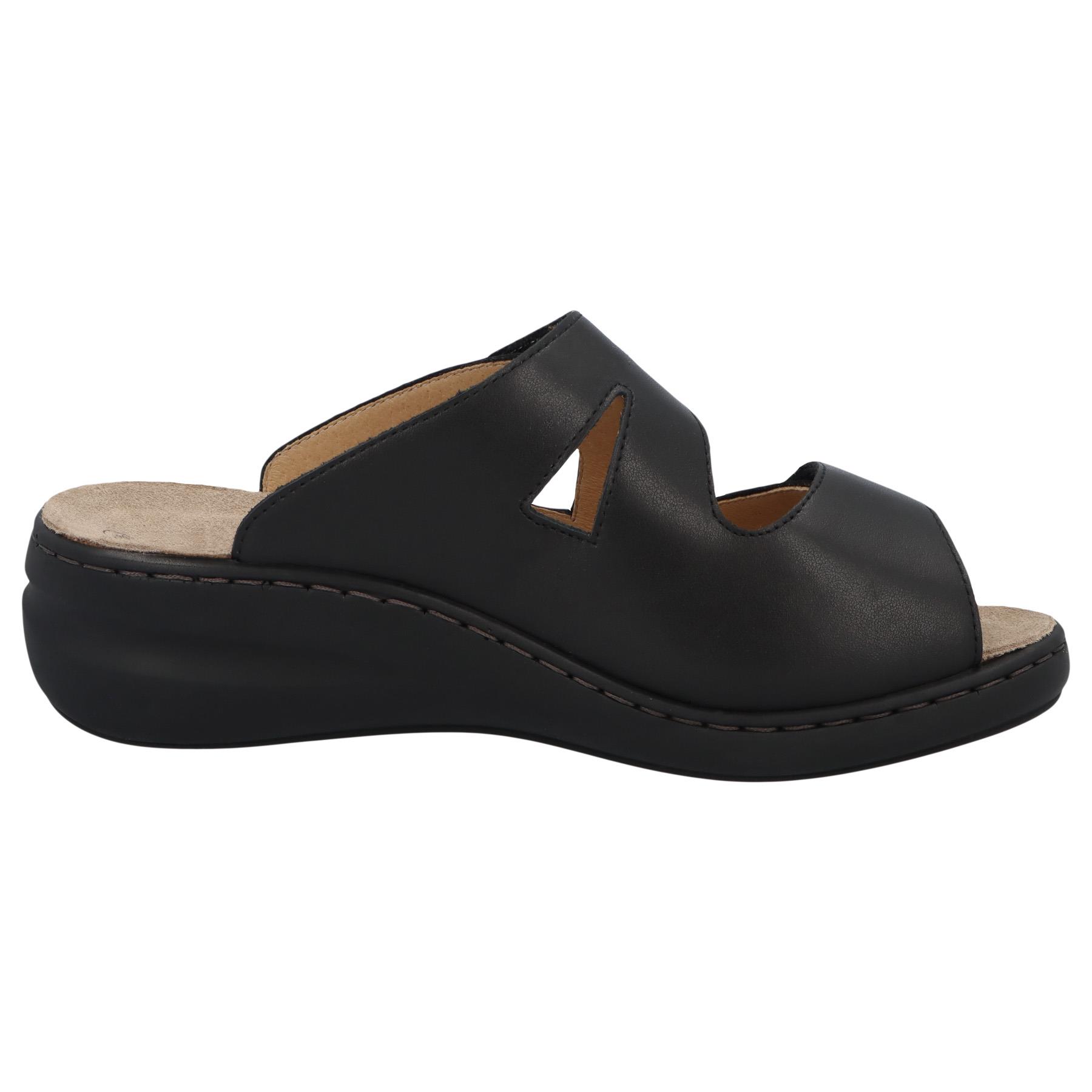 schwarze pantolette seitenansicht rechts