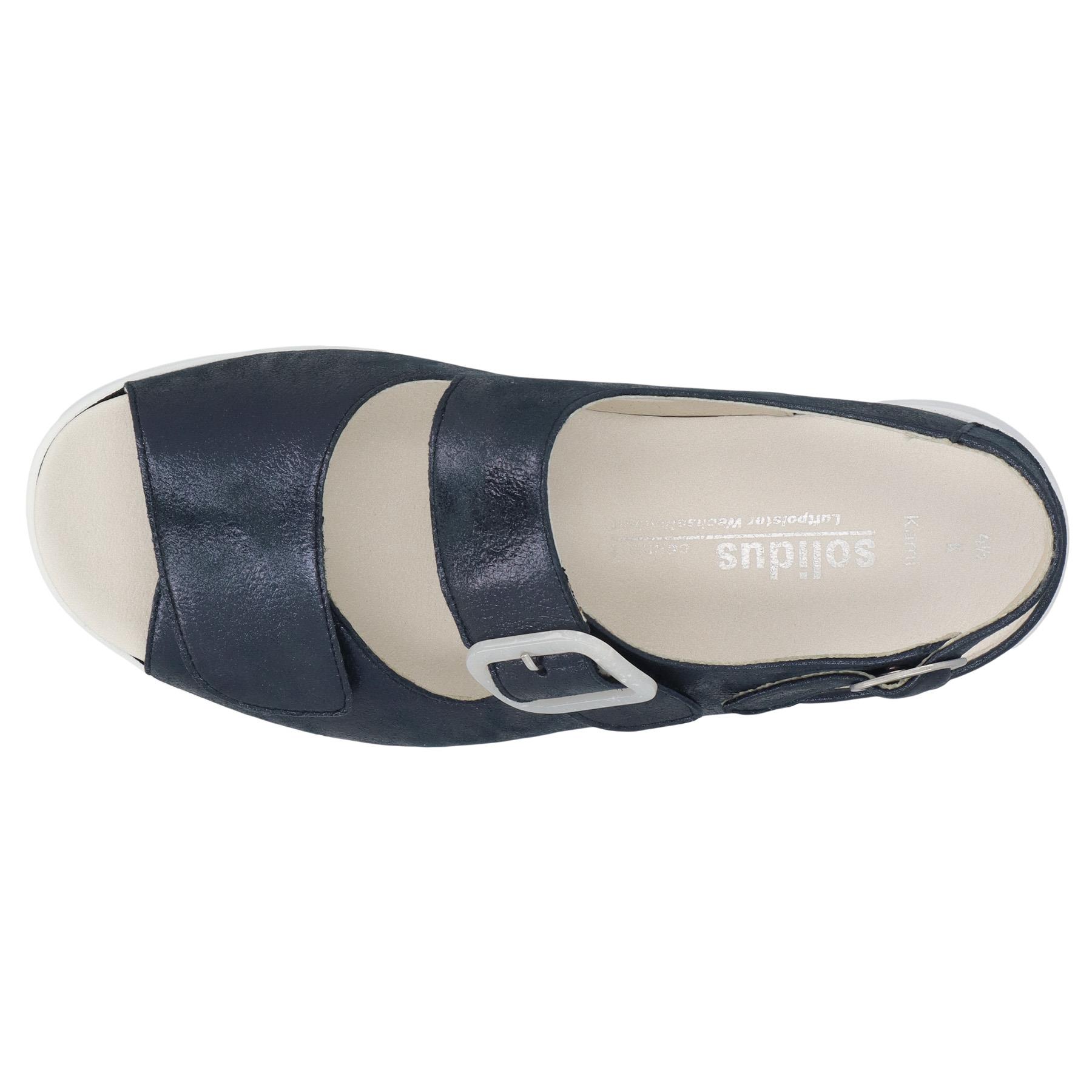 blaue sandale draufsicht