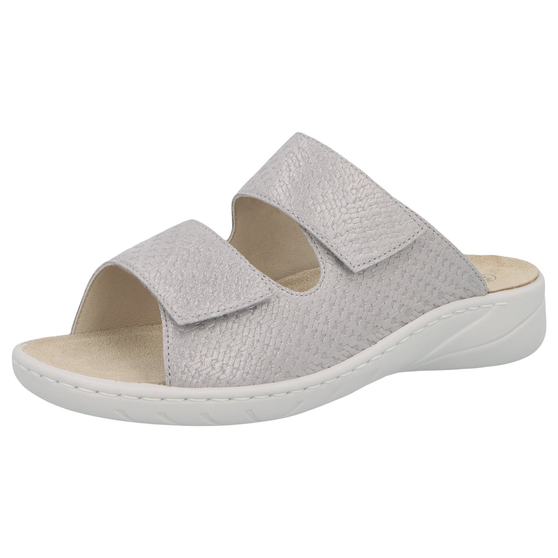 graue pantolette 3-4 ansicht