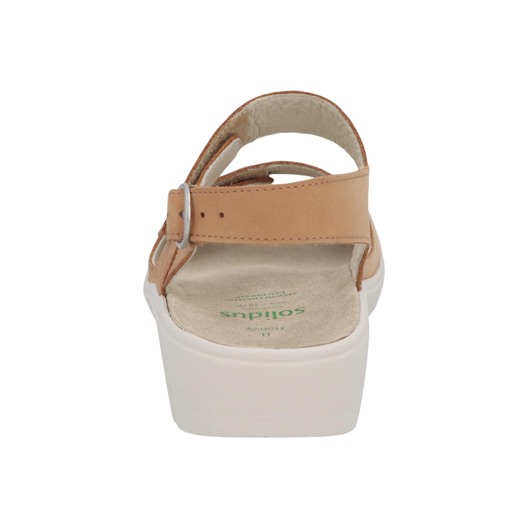 braune sandale hinteransicht