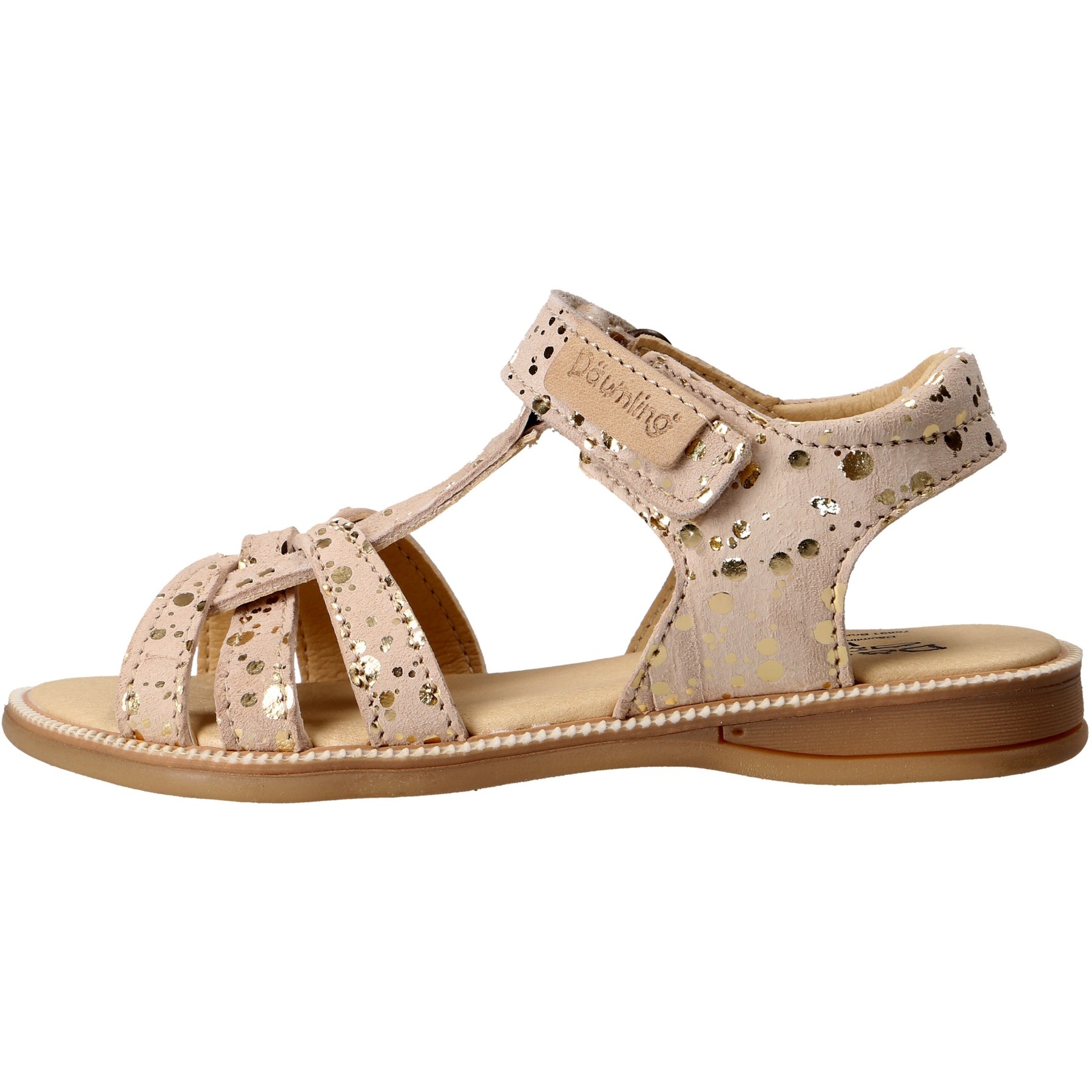 weiße sandale seitenansicht links