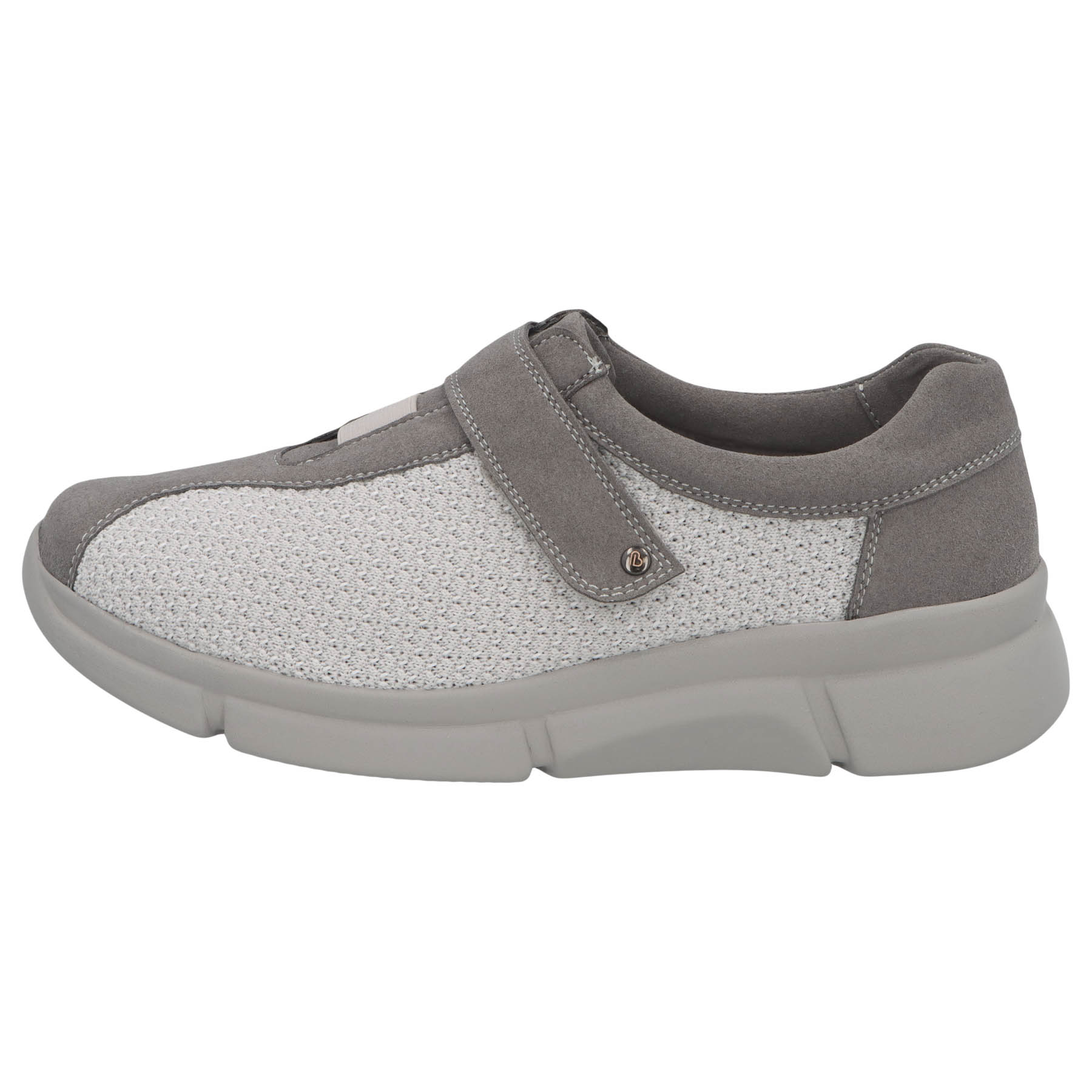 graue halbschuh seitenansicht links
