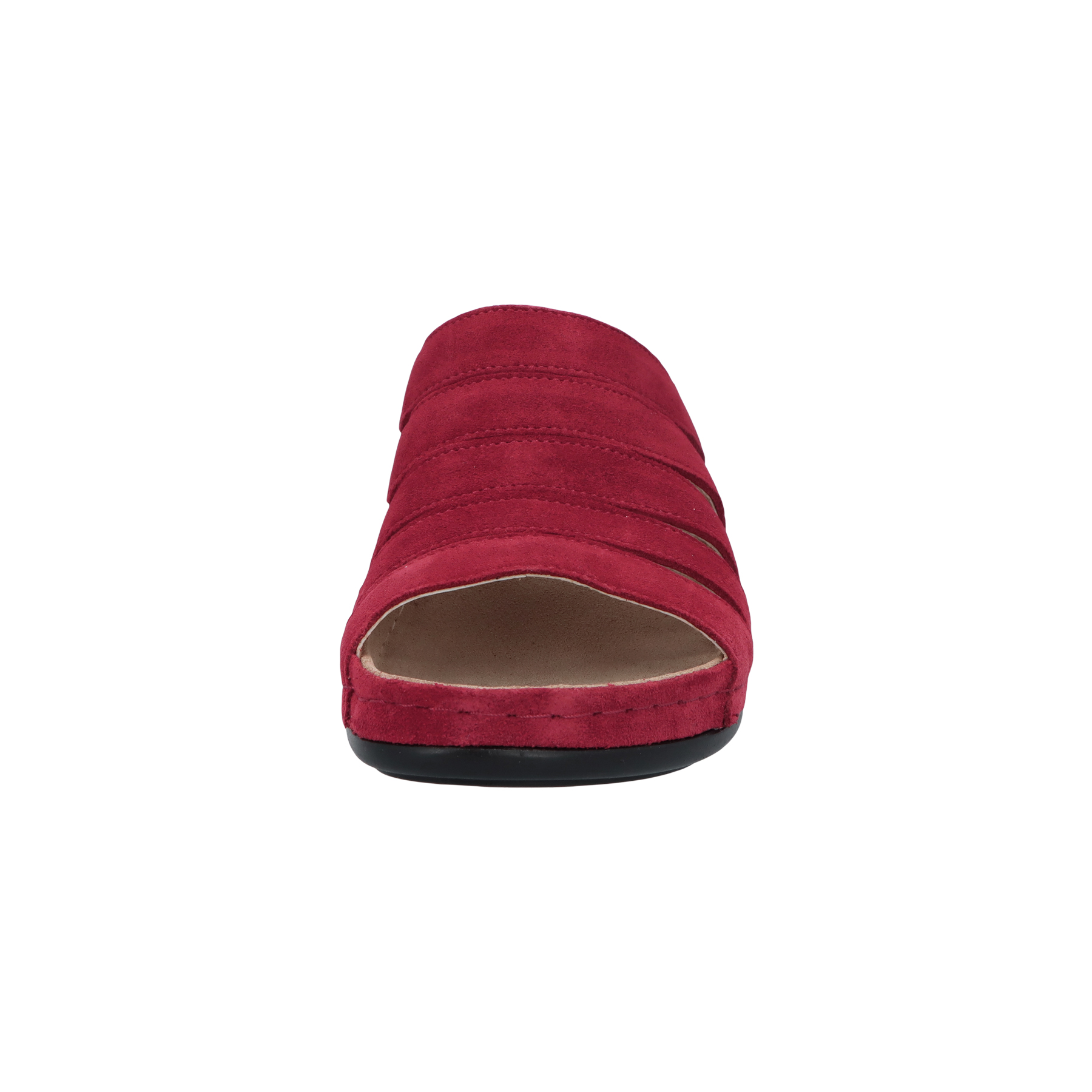 rote pantolette vorderansicht