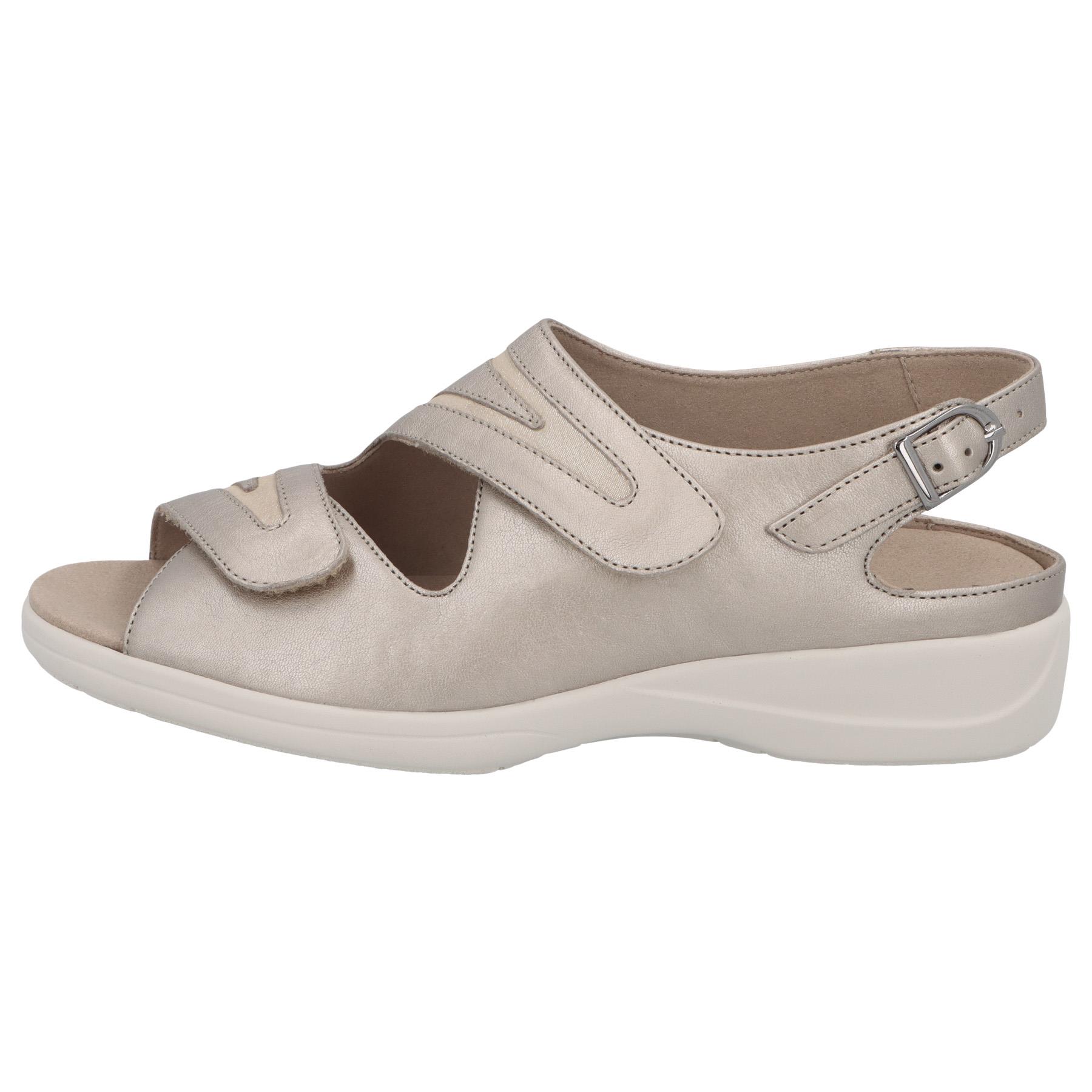 braune sandale seitenansicht links