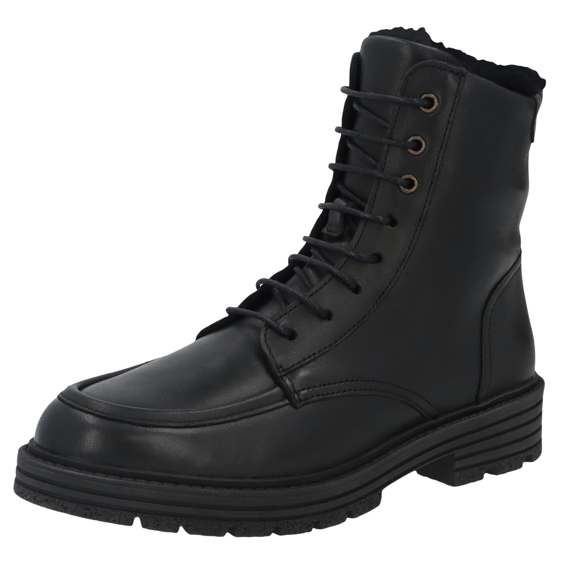 schwarze stiefel 3-4 ansicht