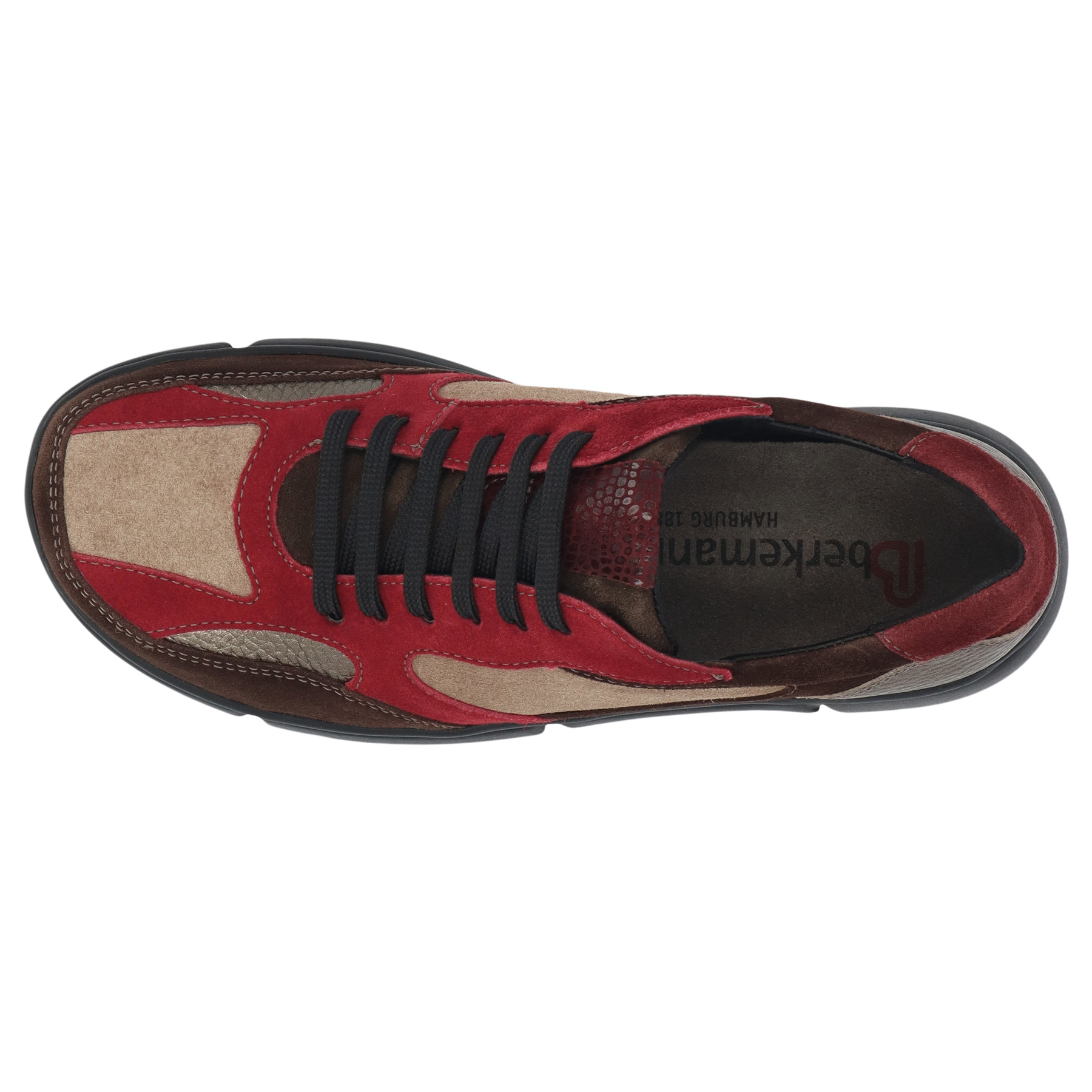 braune halbschuh draufsicht