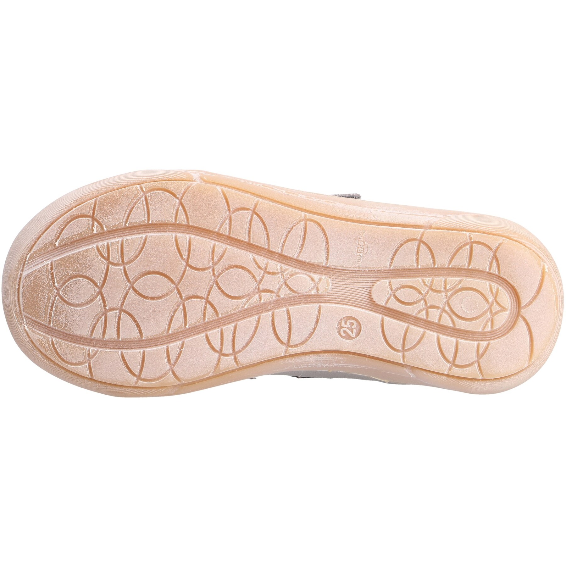 graue halbschuh sohlenansicht