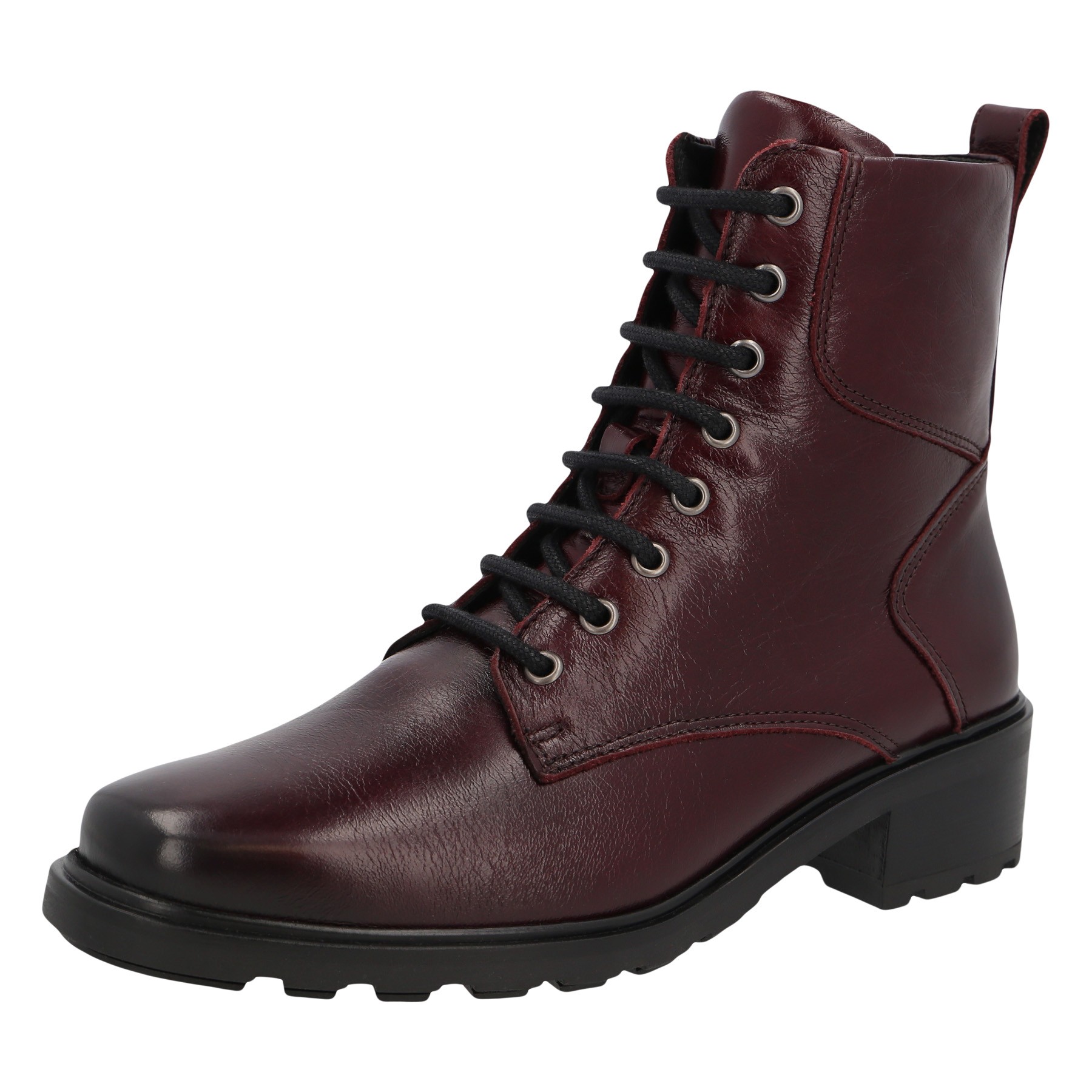 rote stiefel 3-4 ansicht