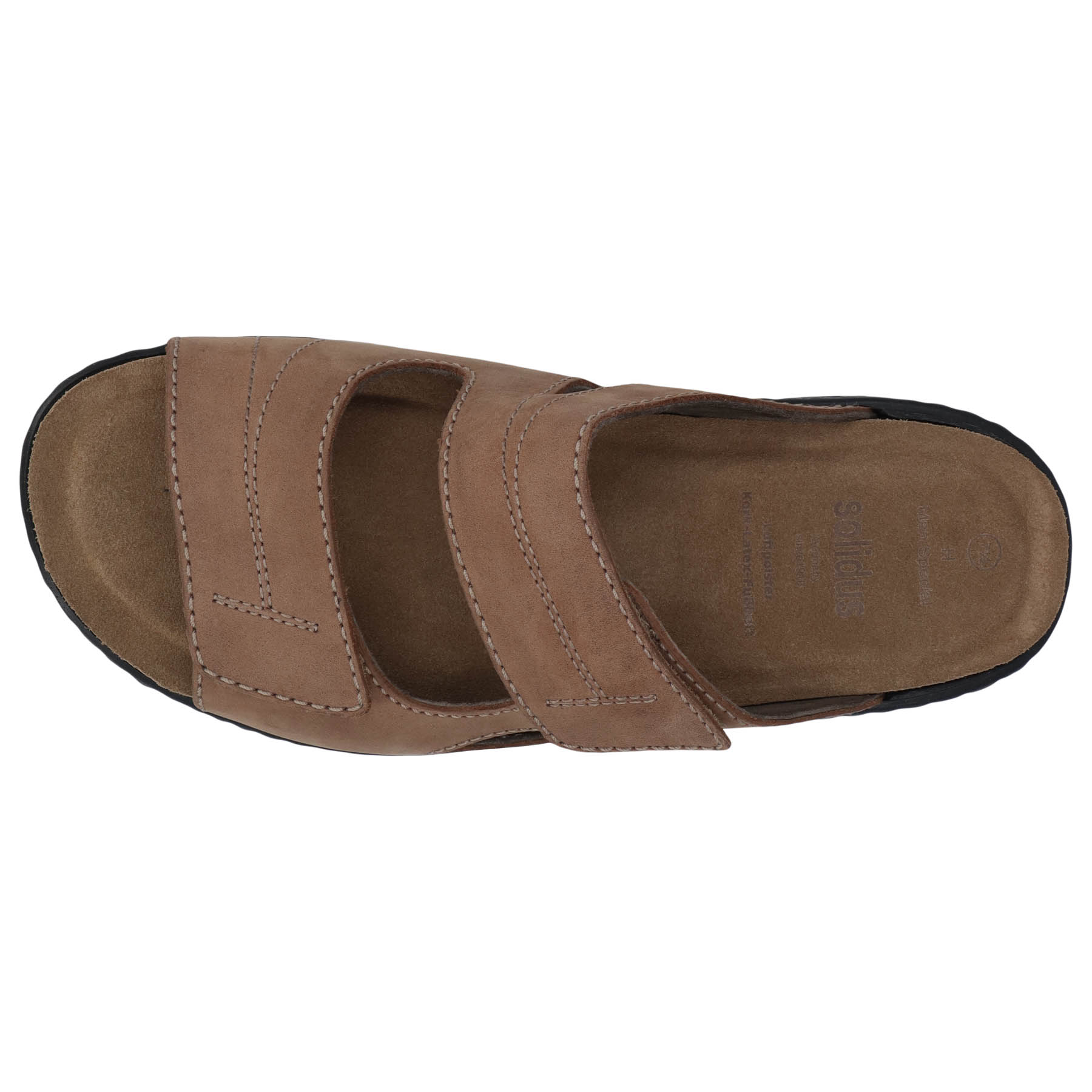 braune pantolette draufsicht