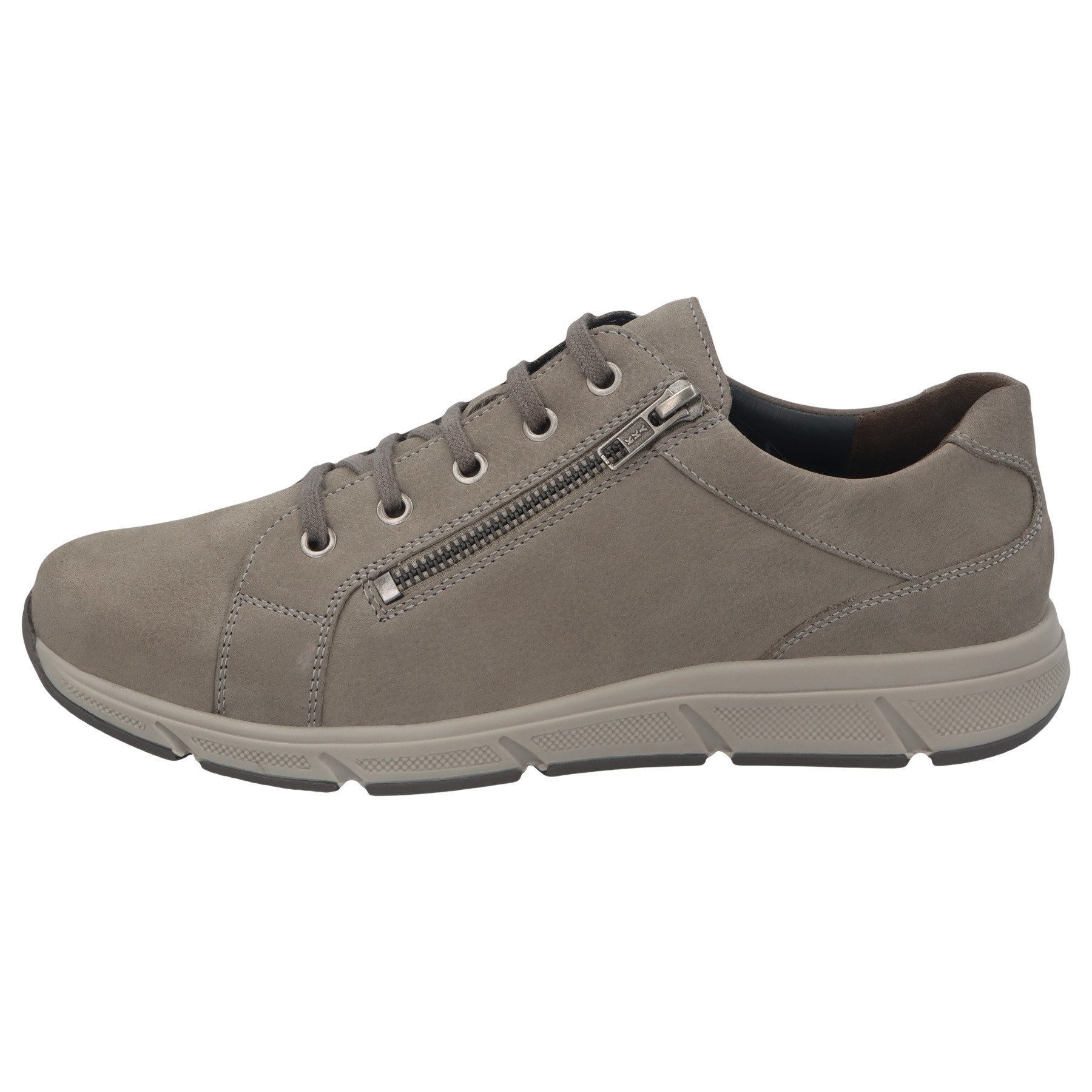 graue halbschuh seitenansicht links