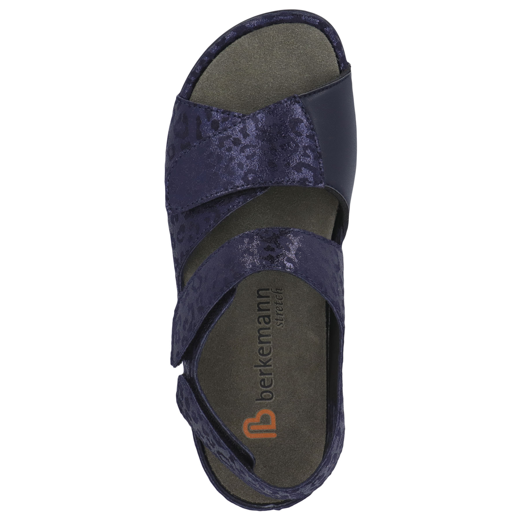 blaue sandale draufsicht