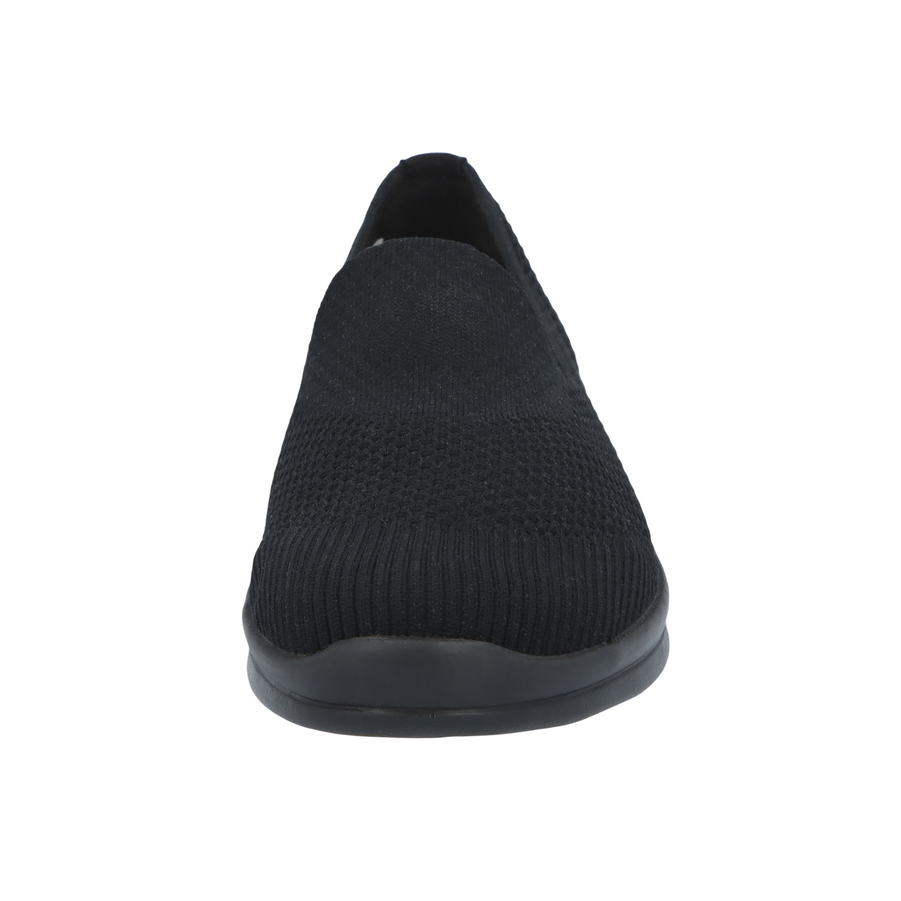 schwarze halbschuh vorderansicht