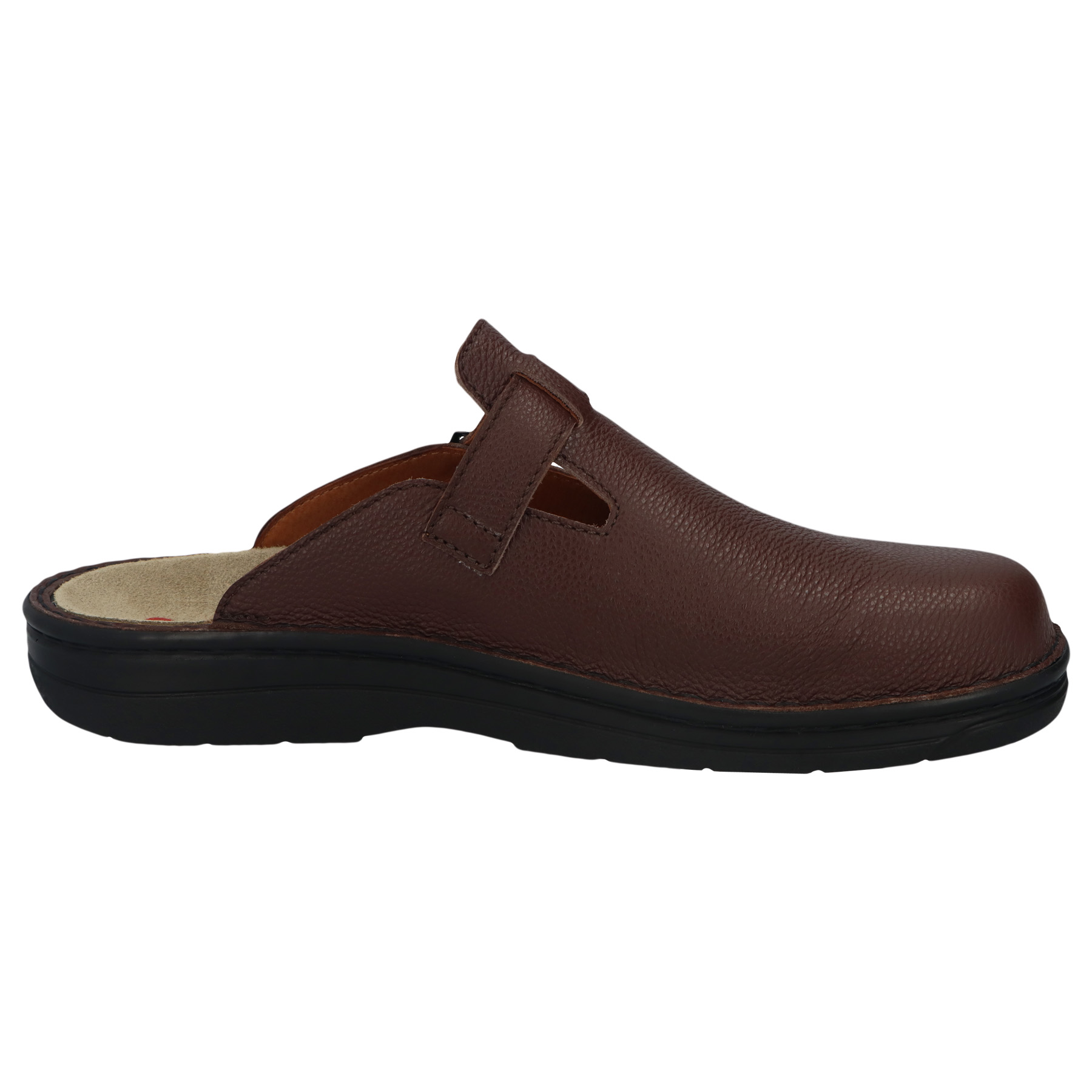 braune clogs seitenansicht rechts