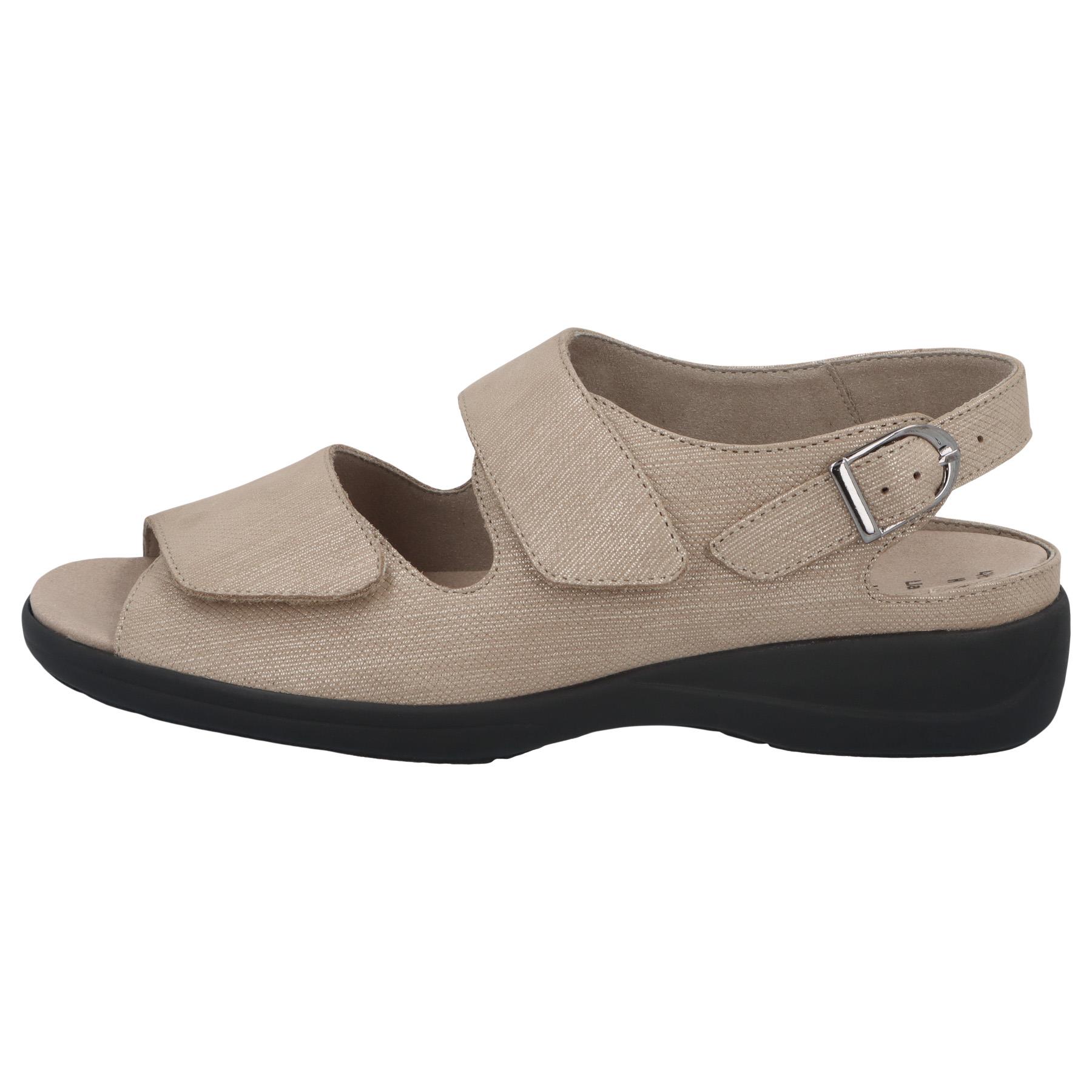 braune sandale seitenansicht links