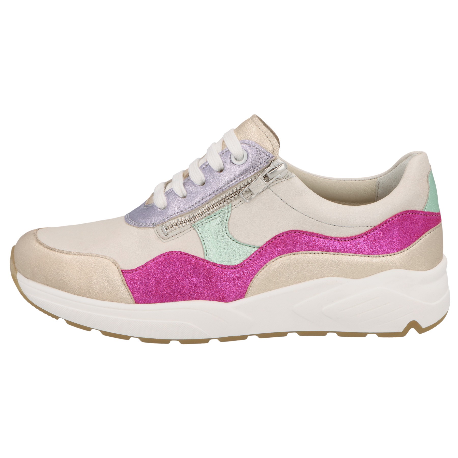 braune halbschuh seitenansicht links