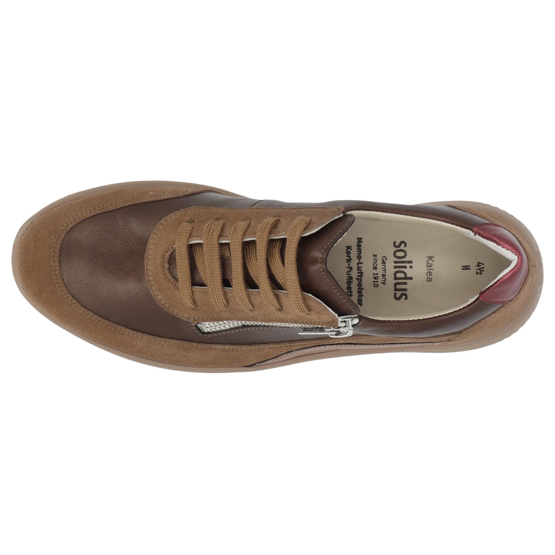 rote halbschuh draufsicht