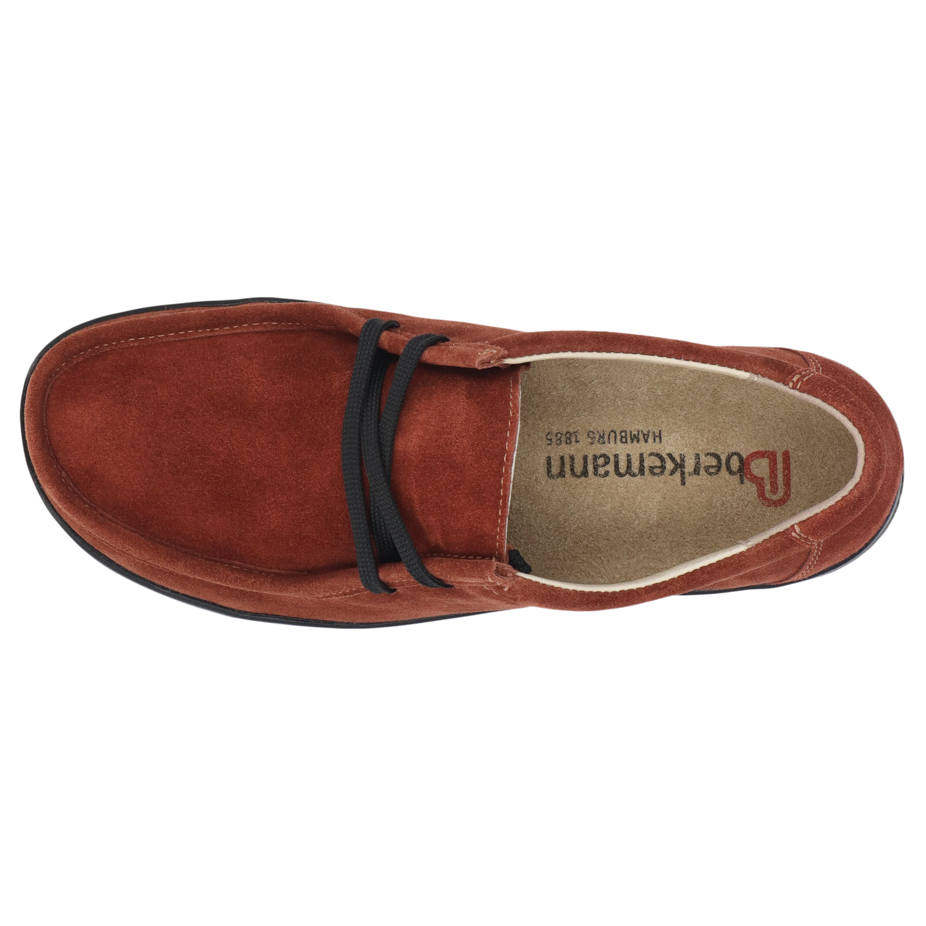 braune halbschuh draufsicht