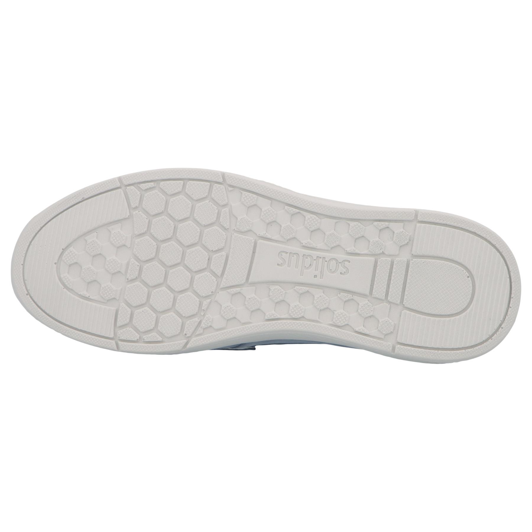 blaue slipper sohlenansicht