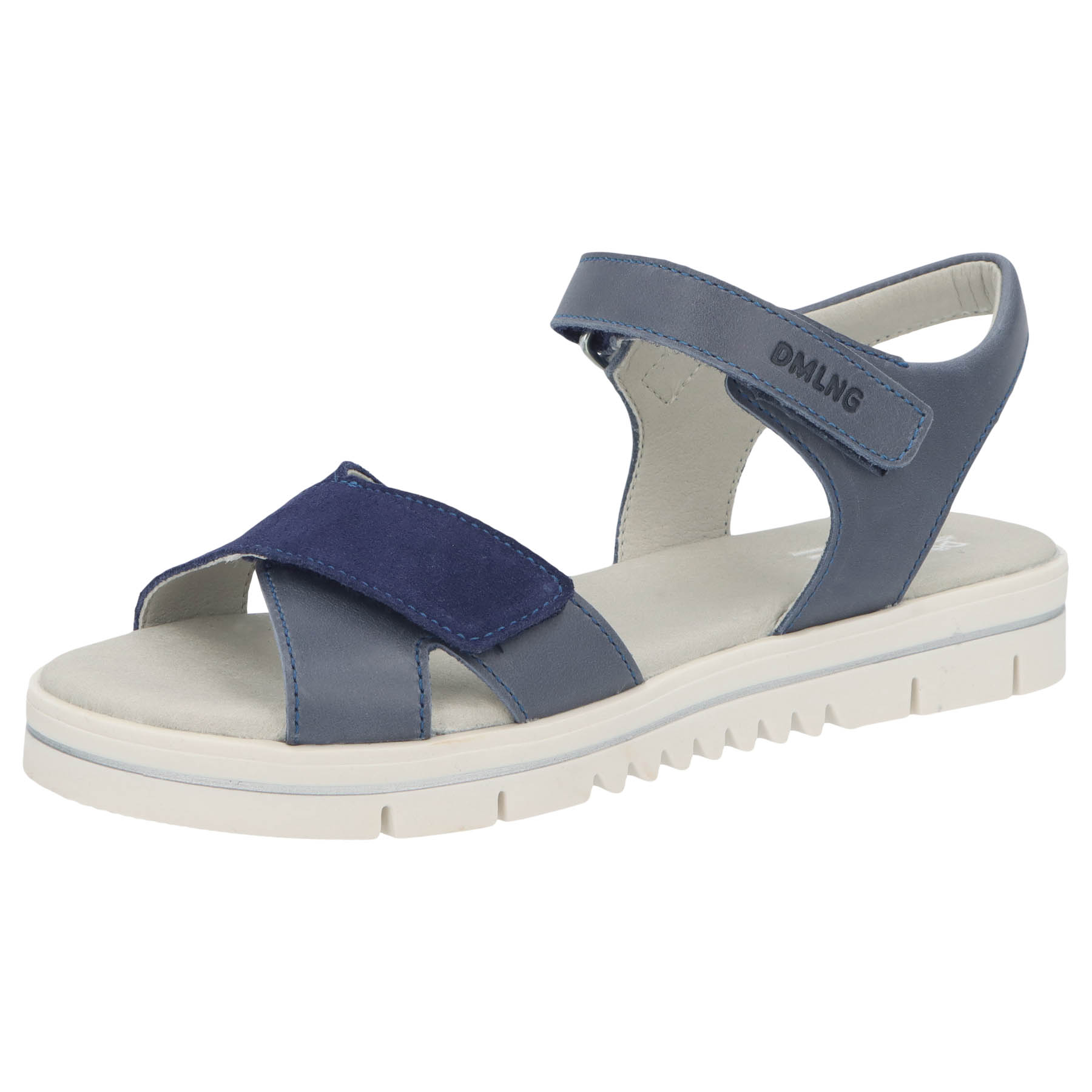 blaue sandale 3-4 ansicht