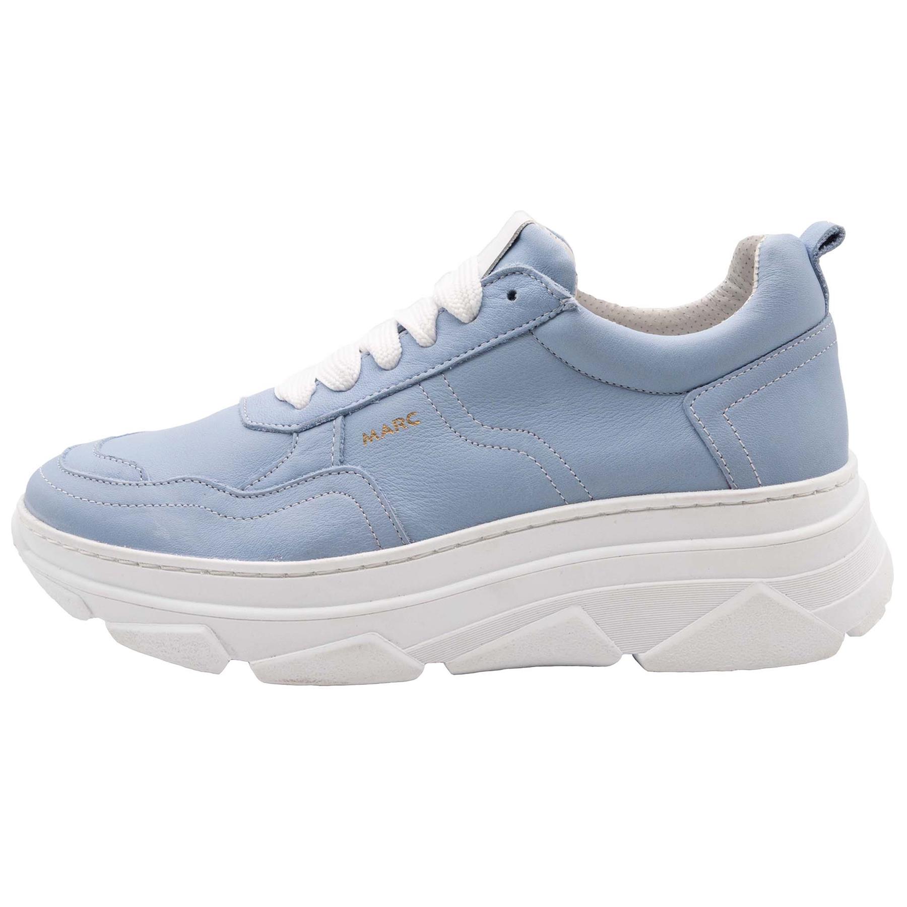 Leather light blue