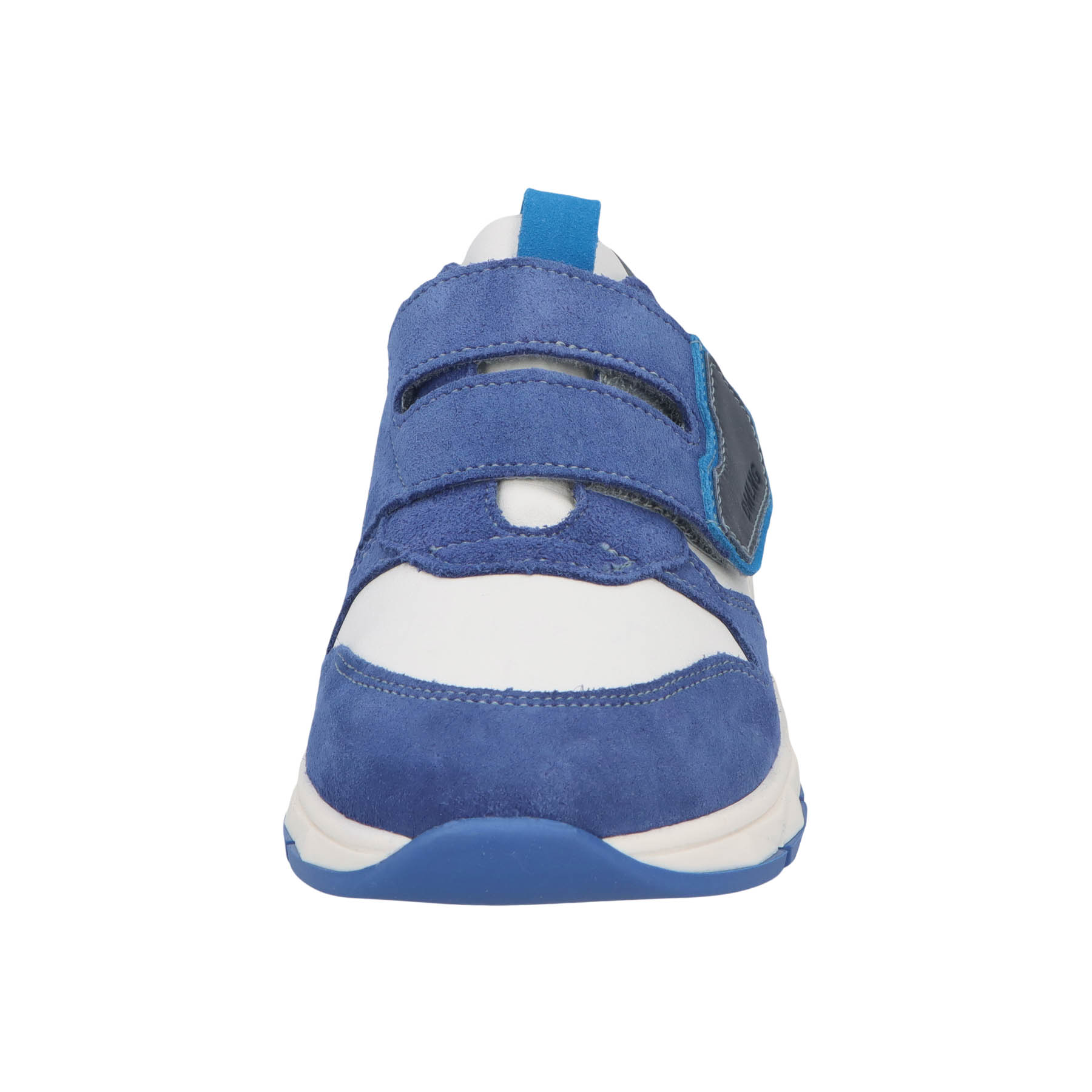 blaue halbschuh vorderansicht