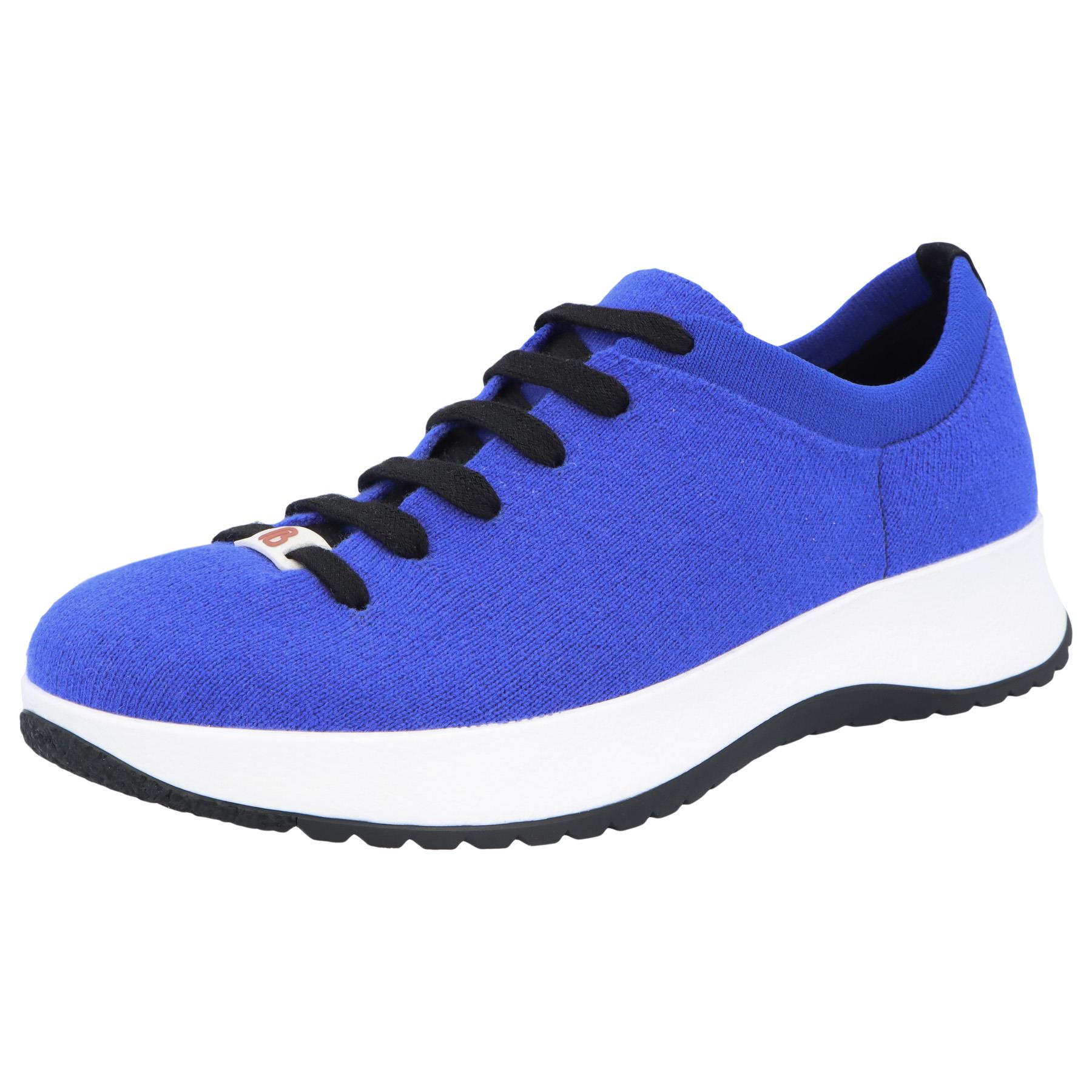 blaue sneaker 3-4 ansicht