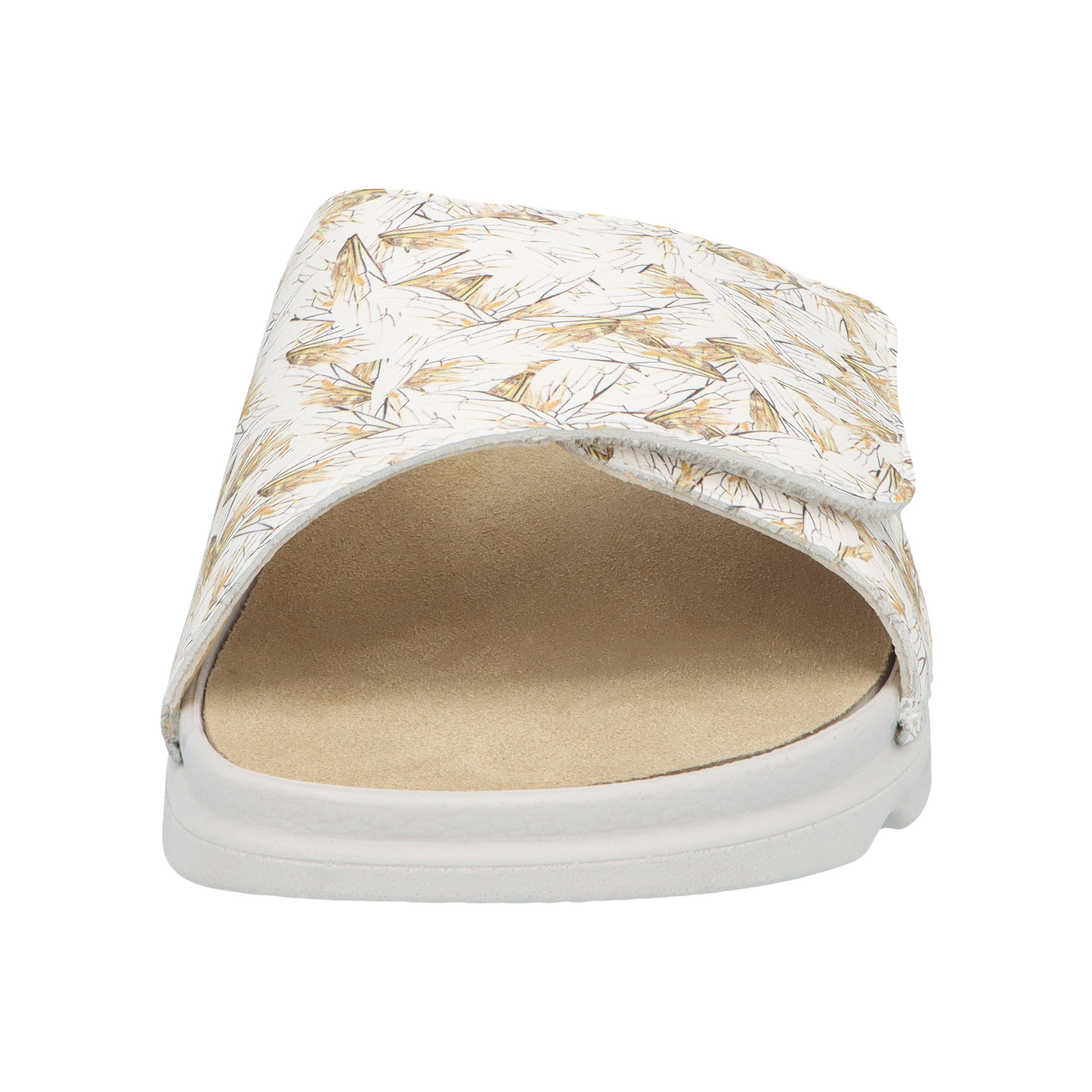 weiße pantolette vorderansicht