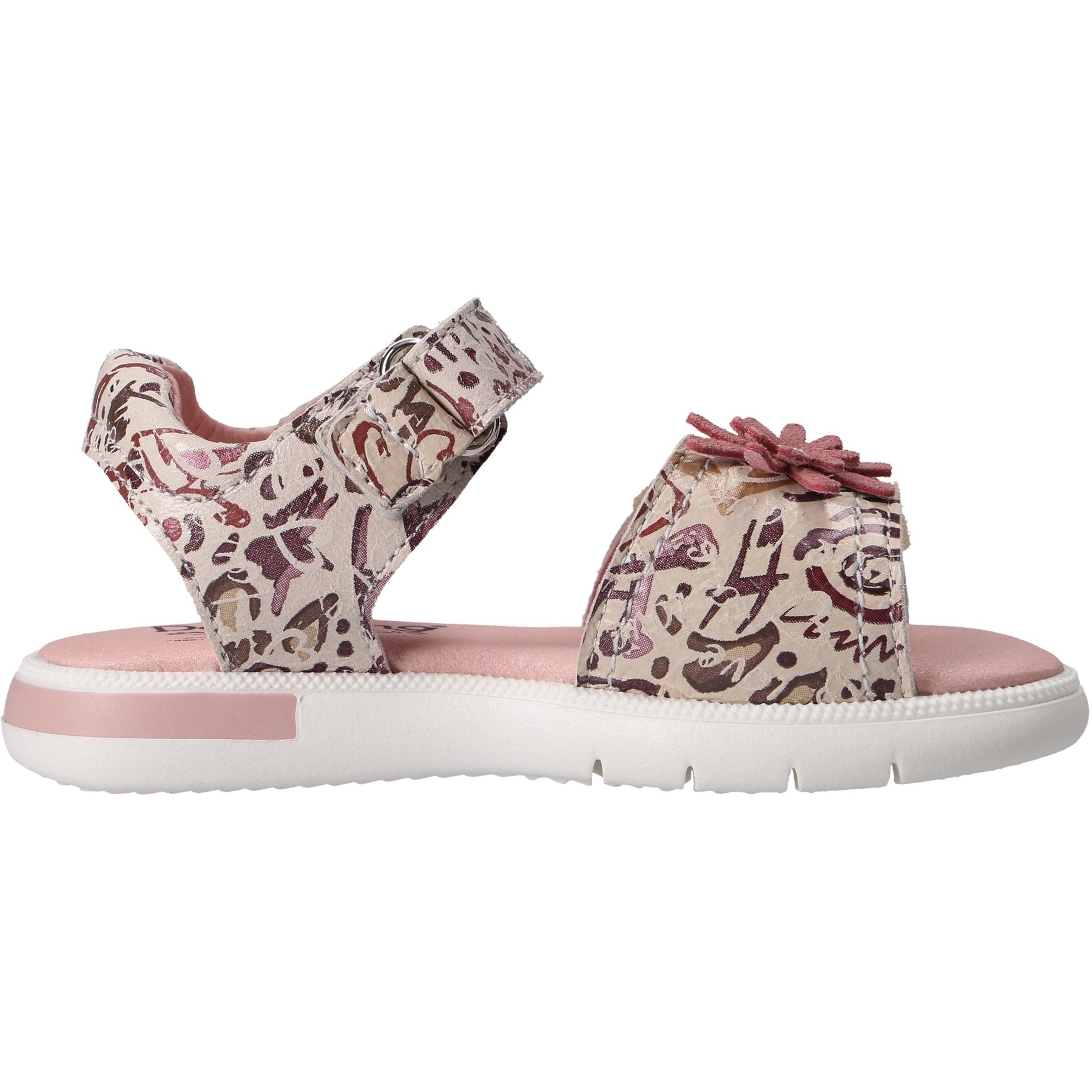 weiße sandale seitenansicht rechts