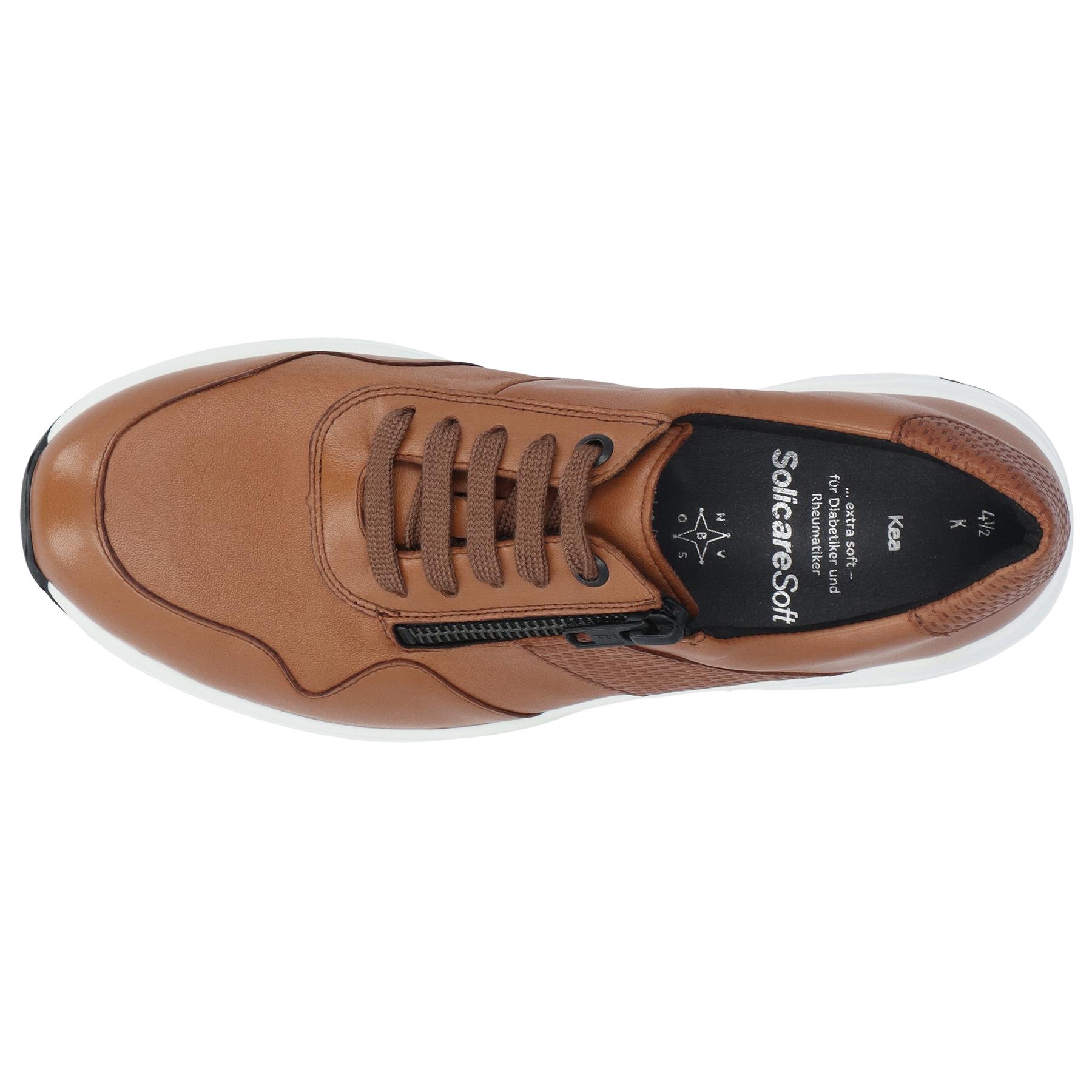 braune halbschuh draufsicht