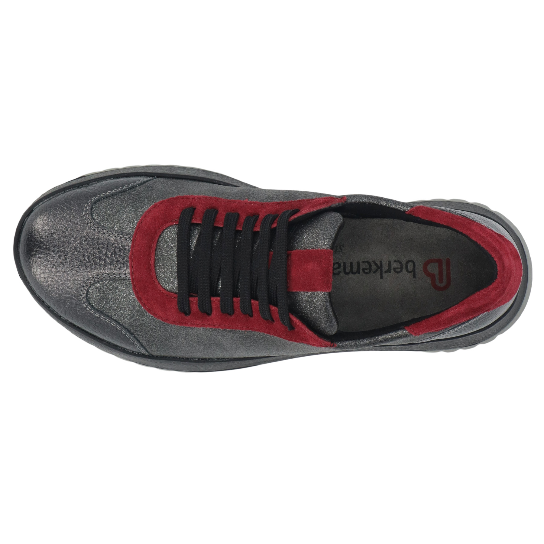 graue halbschuh draufsicht